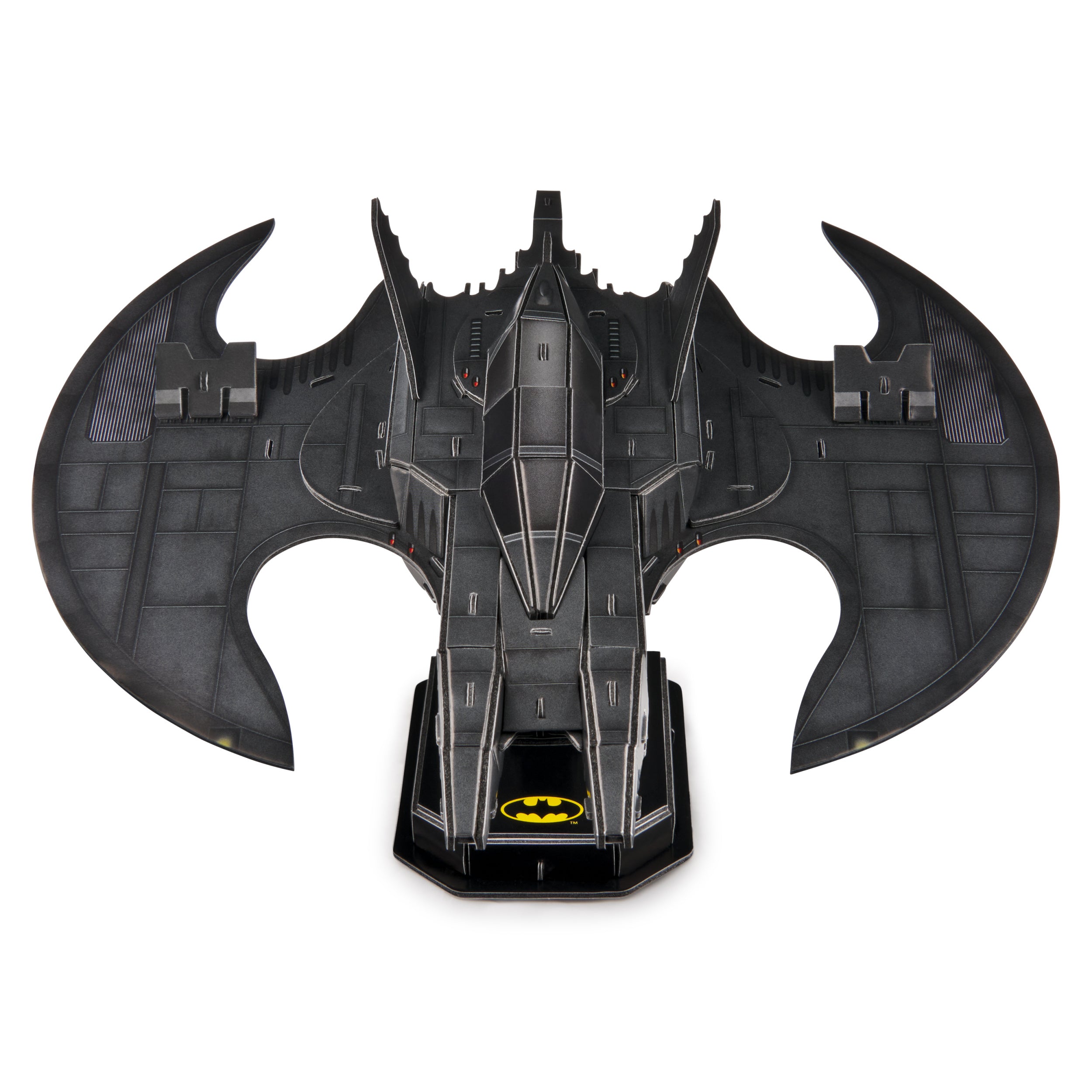 4D Build, DC Batman Batwing 3D Puzzle Model Kit with Stand 71 Pcs | Batman Toys Desk Decor | Building Toys | 3D Puzzles for Adults & Teens 12+