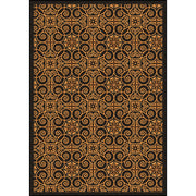 Antique Scroll 10'9" x 13'2" area rug in color Brown