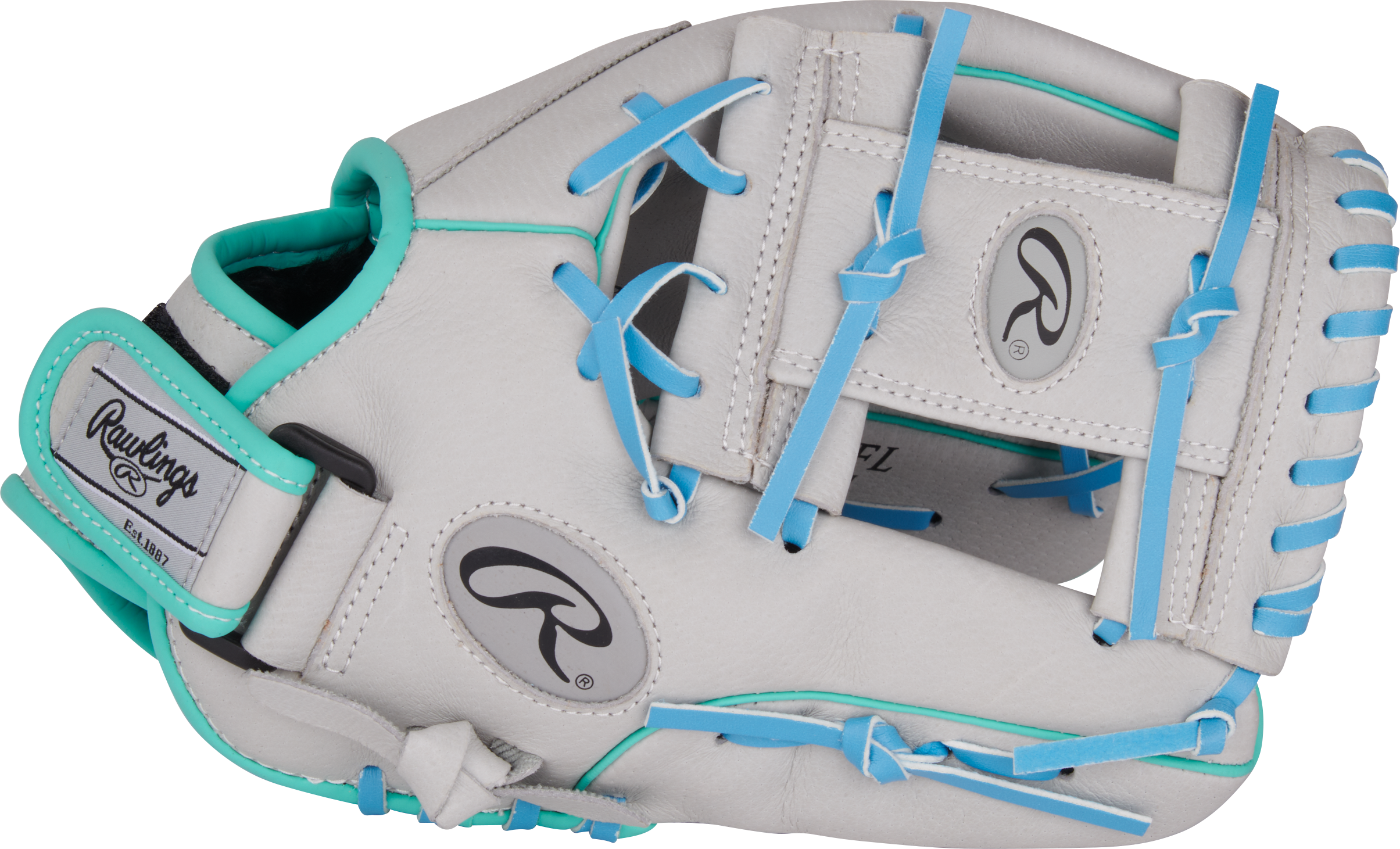 Rawlings Sure Catch Series Youth Francisco Lindor Signature 11.5-Inch Baseball Glove  - Right Hand Thrower - Gray