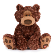GUND Philbin Classic Teddy Bear, Premium Stuffed Animal for Ages 1 and Up, Chocolate Brown, 18”