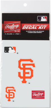 Rawlings Mlb Replica Decal Kits - San Francisco Giants