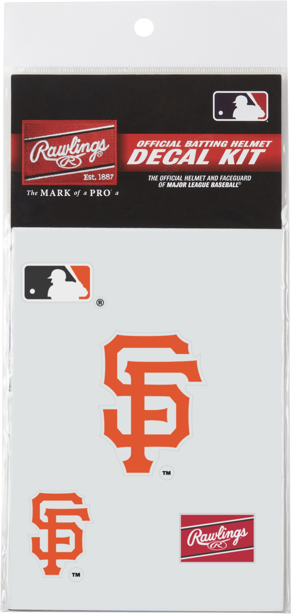 Rawlings Mlb Replica Decal Kits - San Francisco Giants