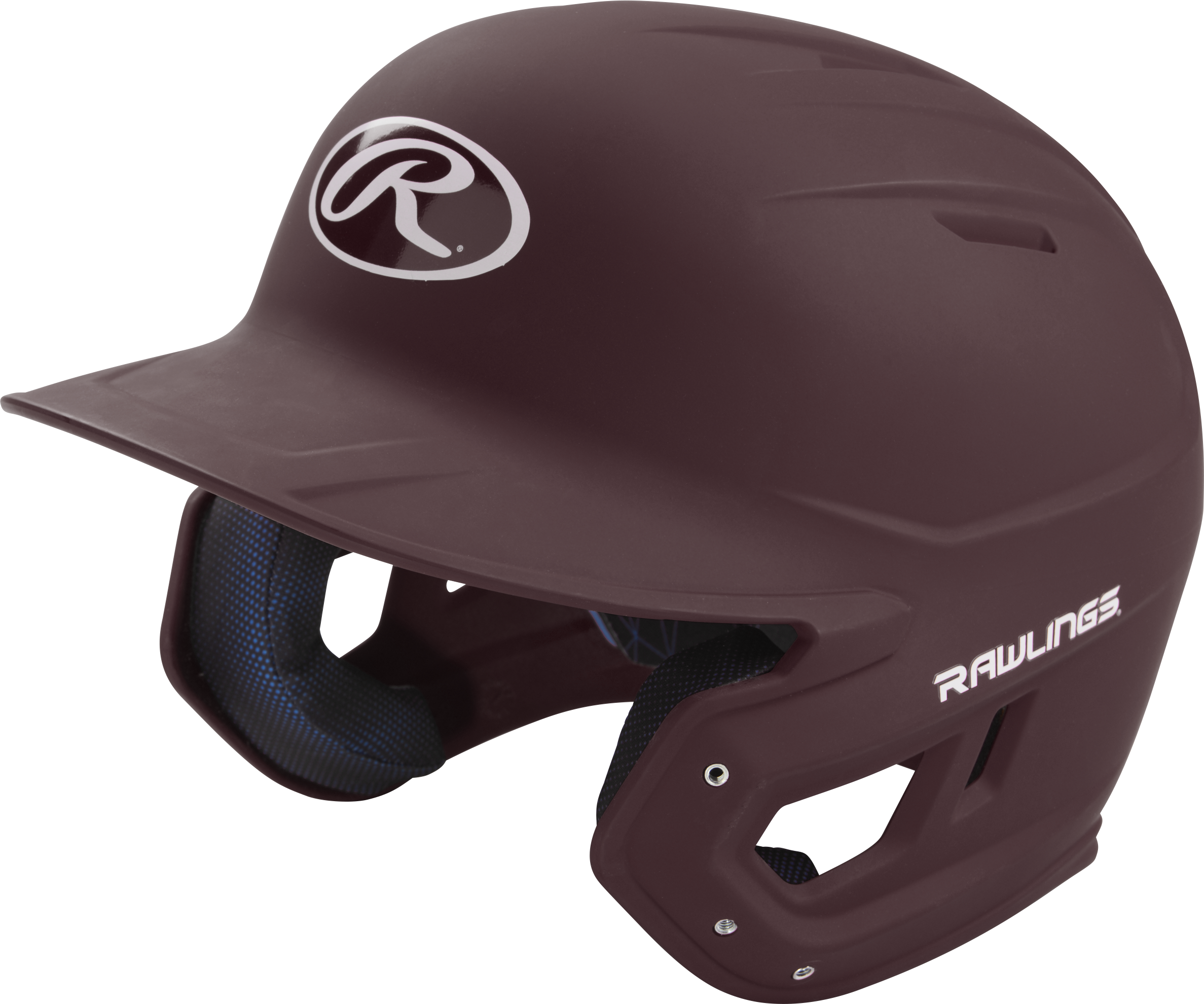 Rawlings Mach Matte Senior Baseball Helmet - Maroon