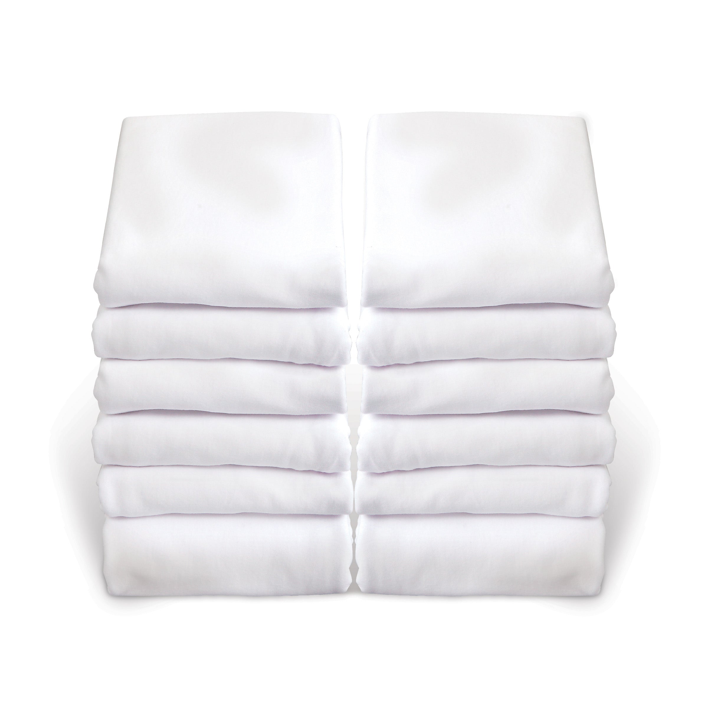 SafeFitâ„¢ Compact Sheets, white, 12 Pack