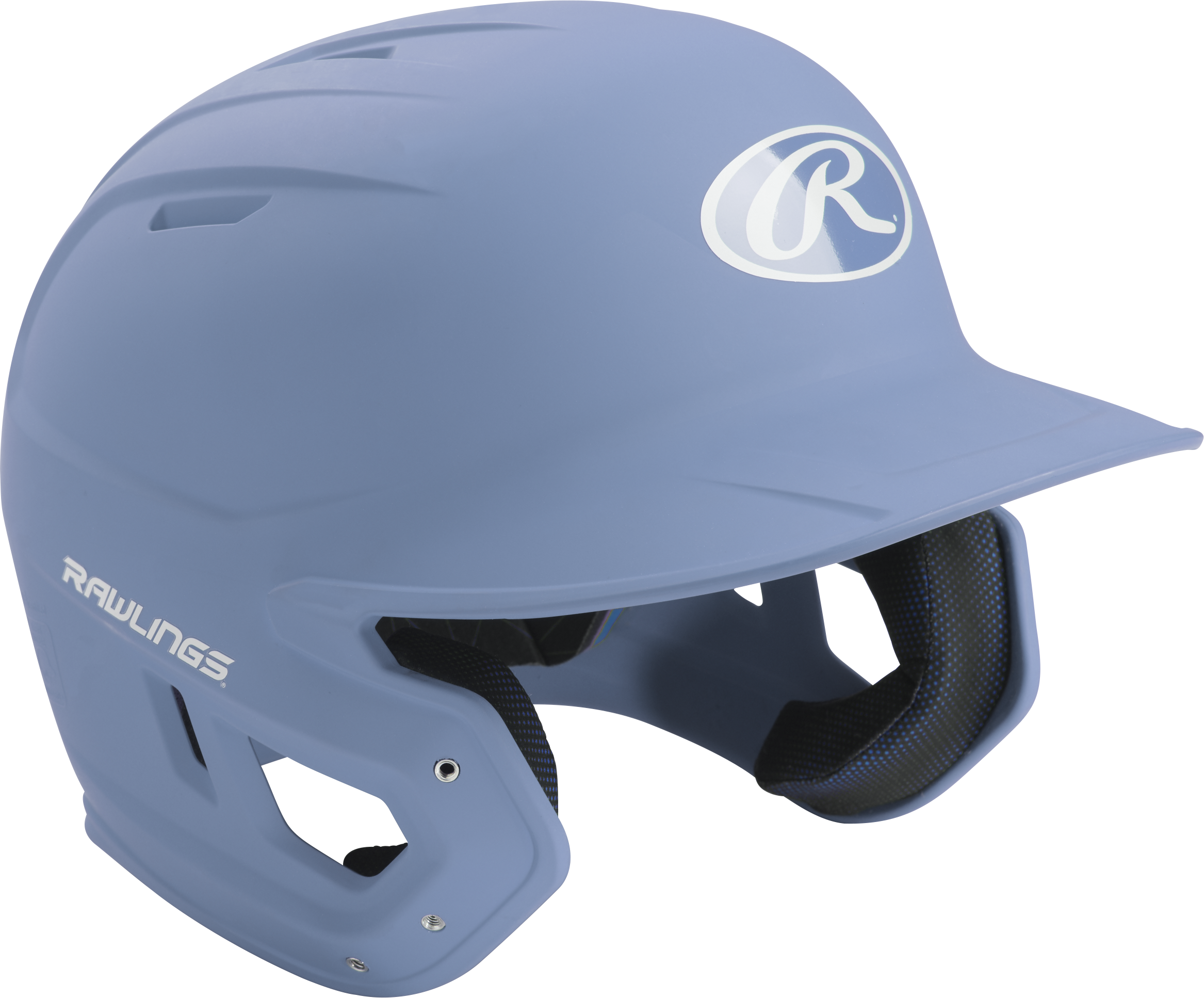 Rawlings Mach Matte Senior Baseball Helmet - Columbia Blue