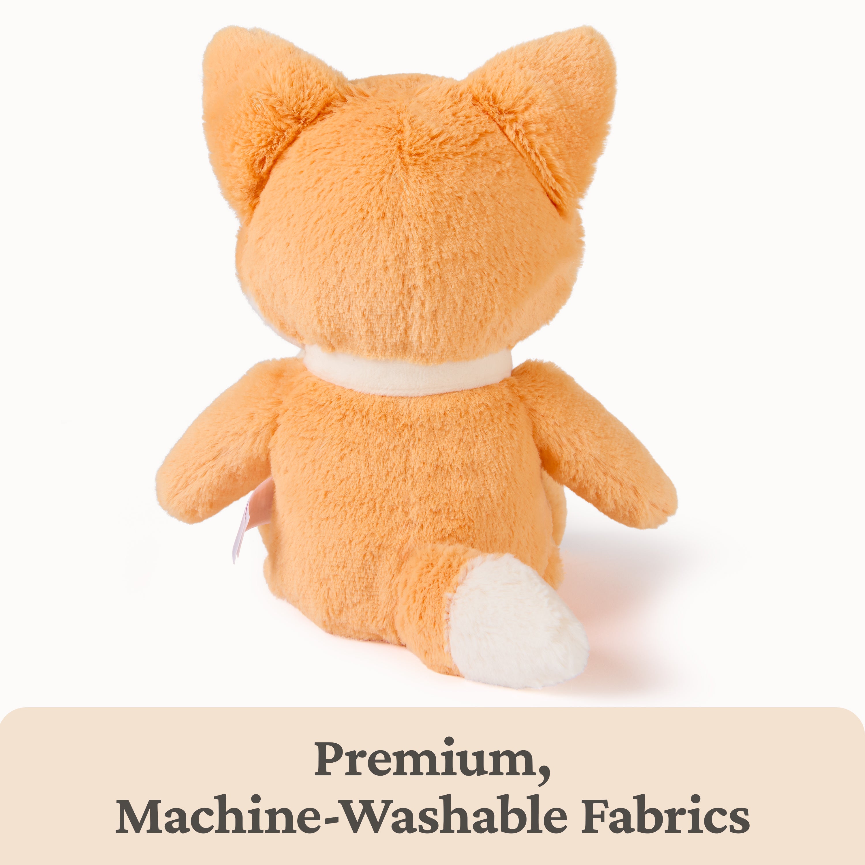 Baby GUND Sustainable Fox Plush, Stuffed Animal Made from 100% Recycled Materials, Spring Decor for Babies and Newborns, Orange/Cream, 13”