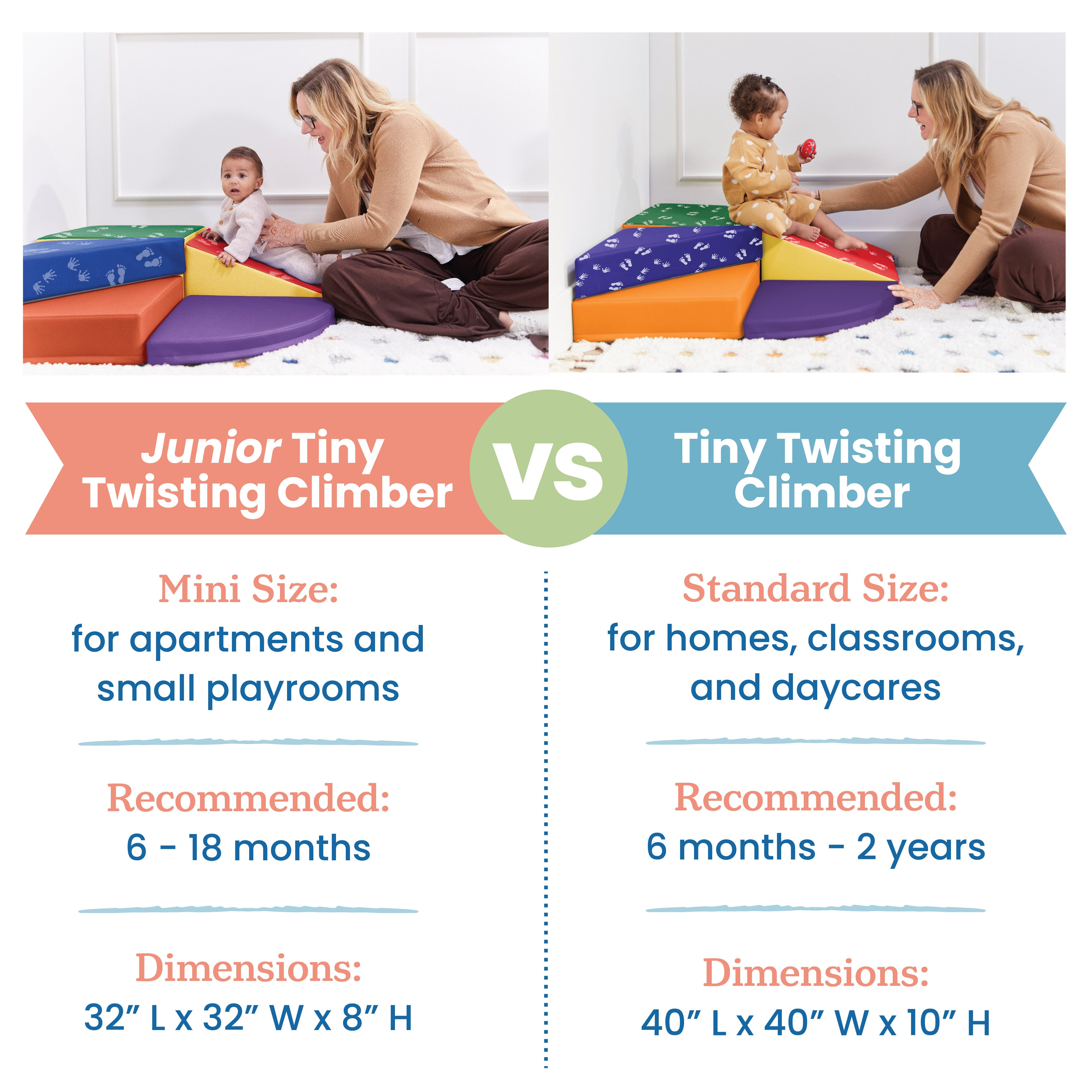 SoftZone Junior Tiny Twisting Climber - Hands and Feet
