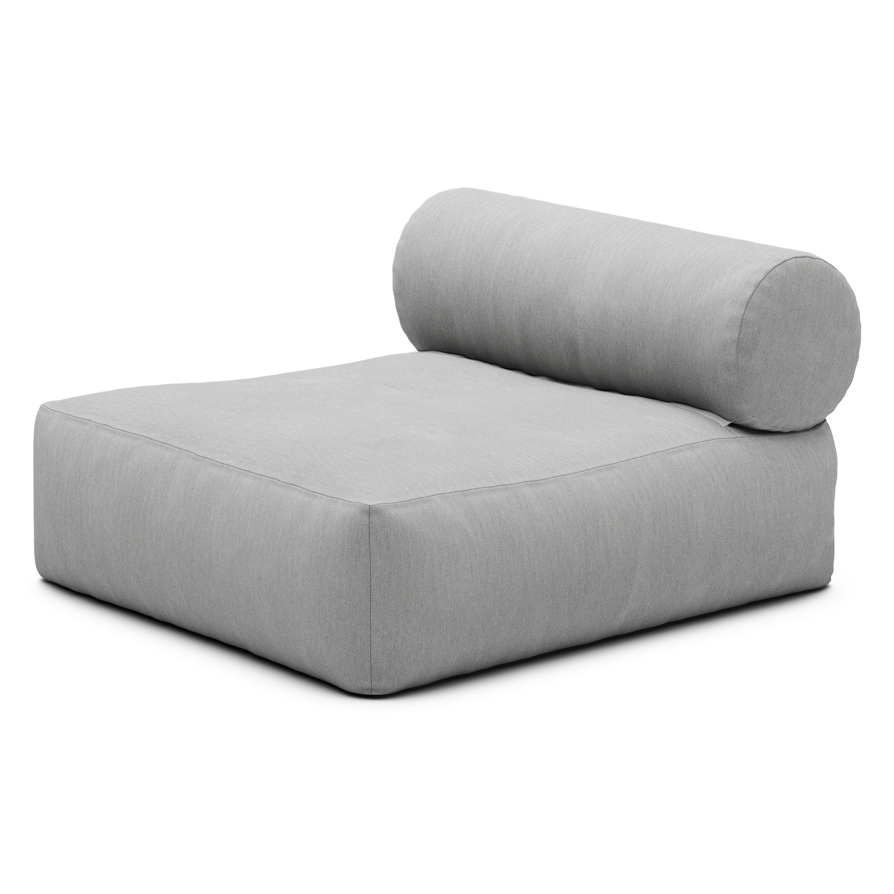 Jaxx Tybee Large Outdoor Lounge w/ Bolster - Sunbrella Granite