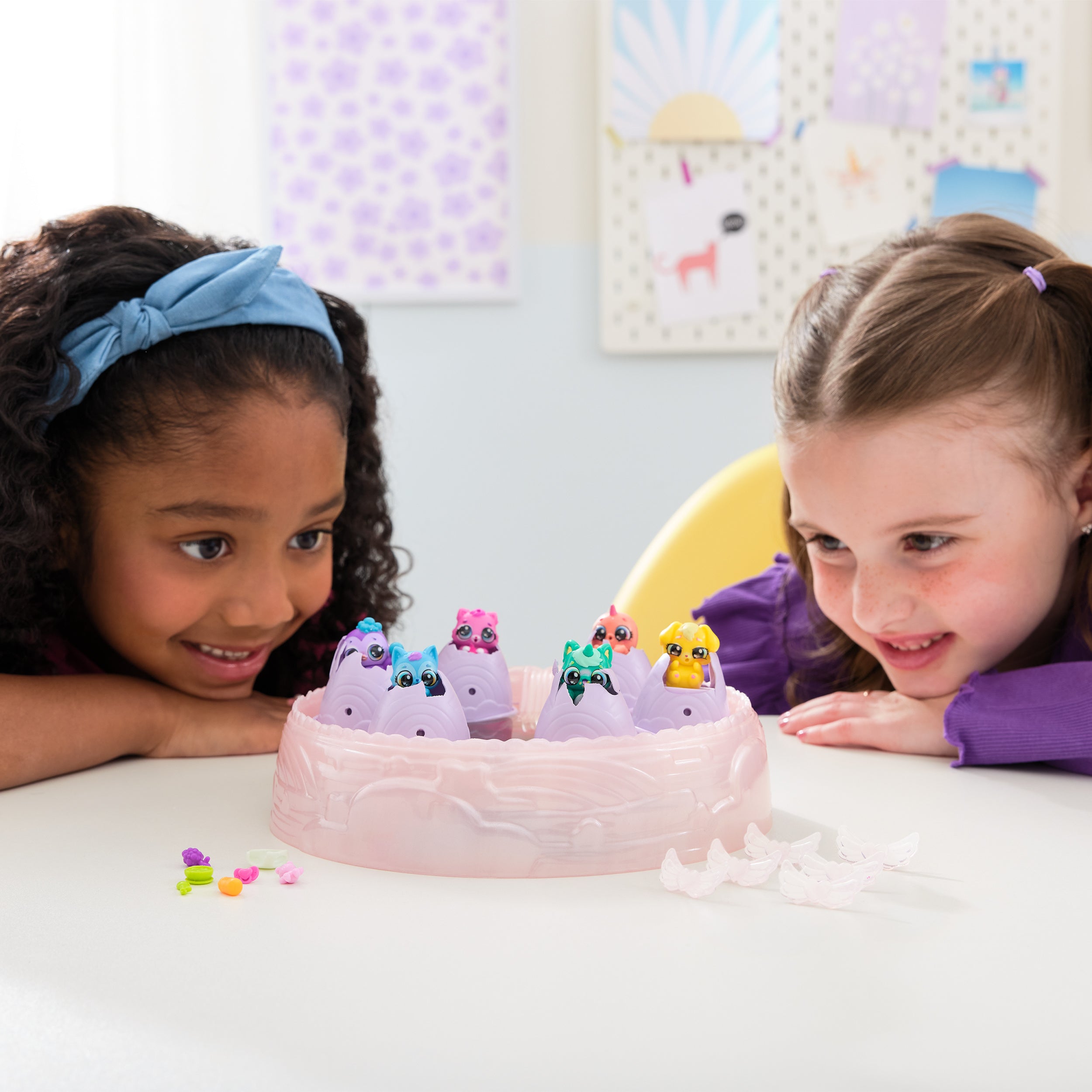 Hatchimals Alive, Rainbow Hatchery with 6 Mini Figures in Color Reveal Eggs & over 10 Accessories, Kids Toys for Ages 3 and up
