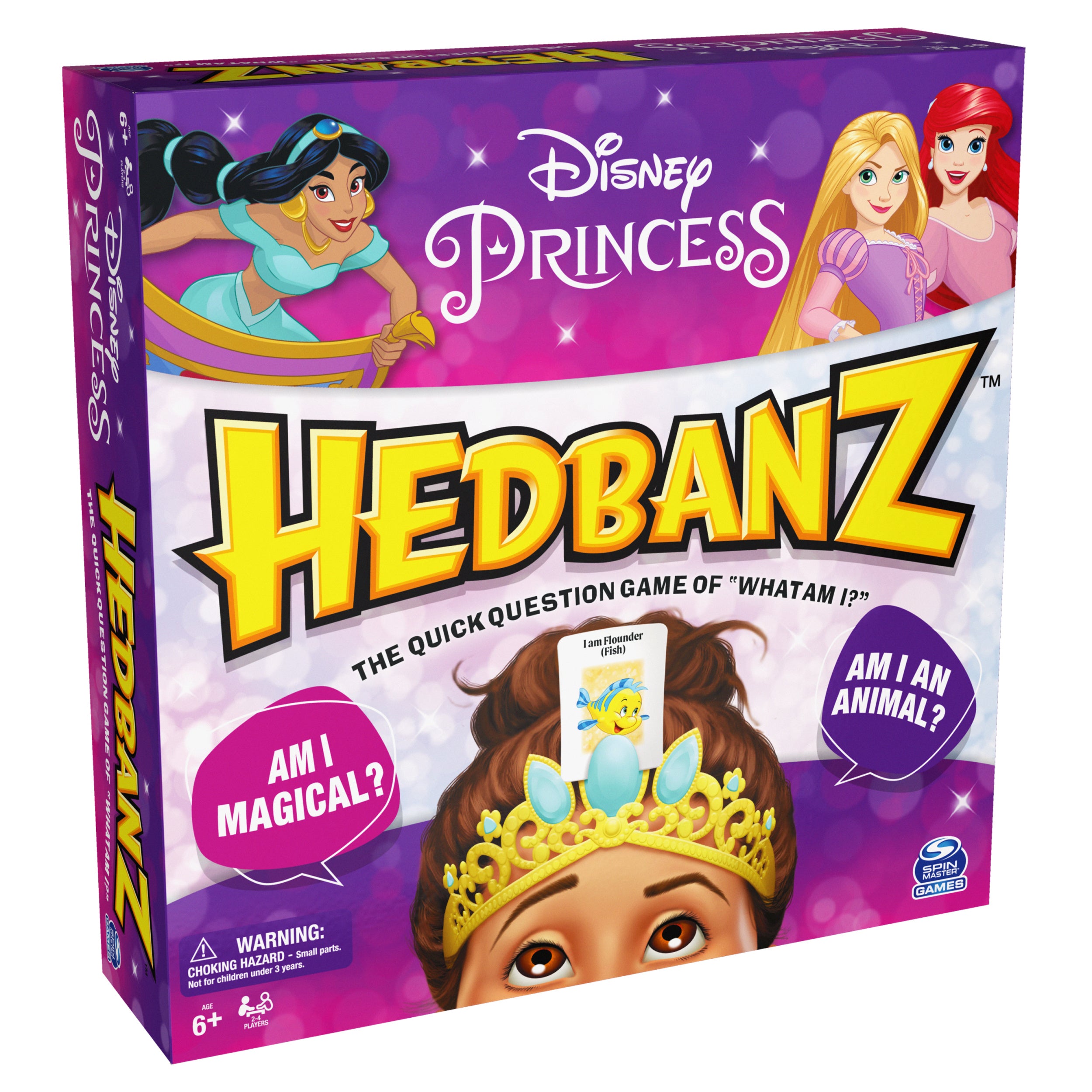 Disney Princess Headbanz Guessing Game for Kids, Board Games for Ages 6 & Up