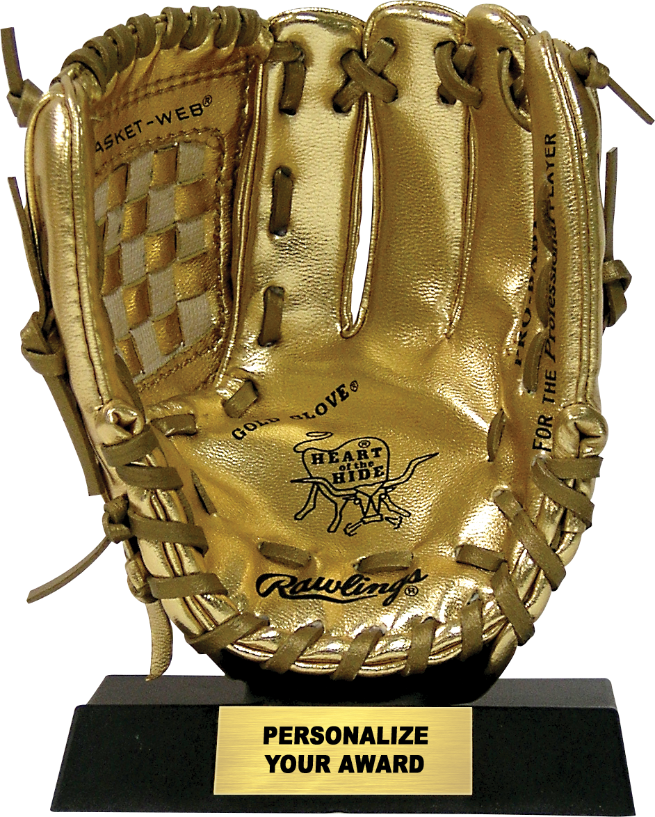 Rawlings Players Series Trophy W/Stand - Gold