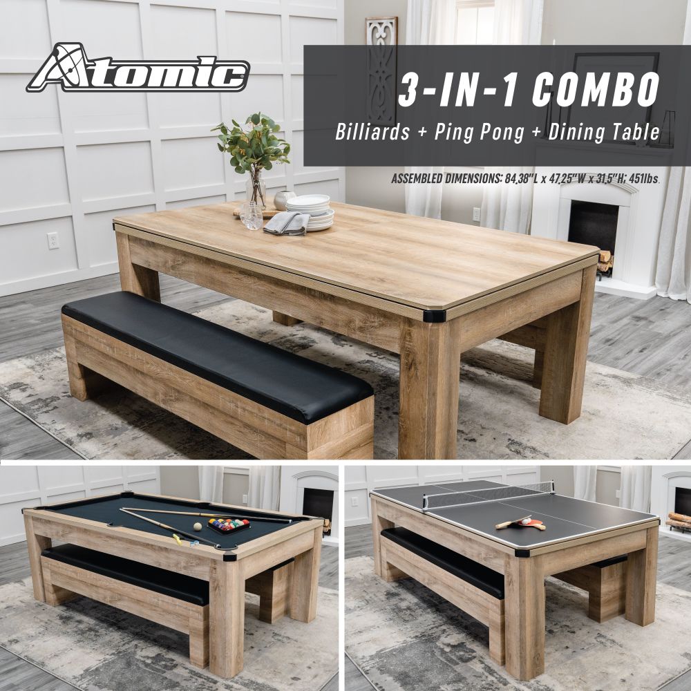 Atomic Hampton 3-in-1 Combo Table