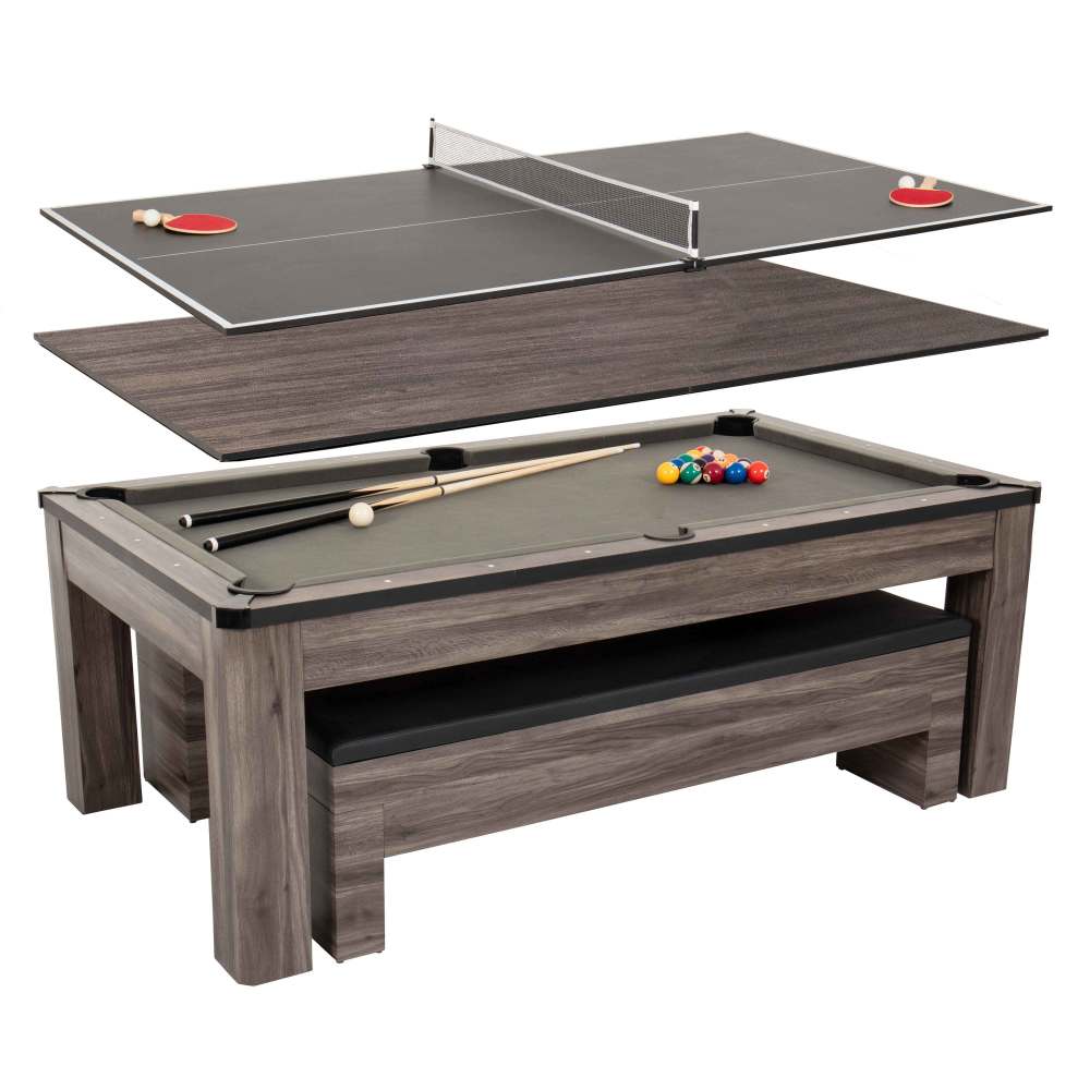 Atomic Hampton 3 In 1 Pool/Table Tennis Dining Table