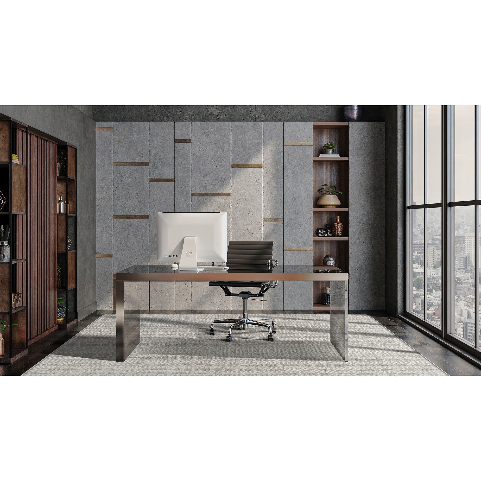 Attractive Choice 3'10" x 5'4" area rug in color Dove