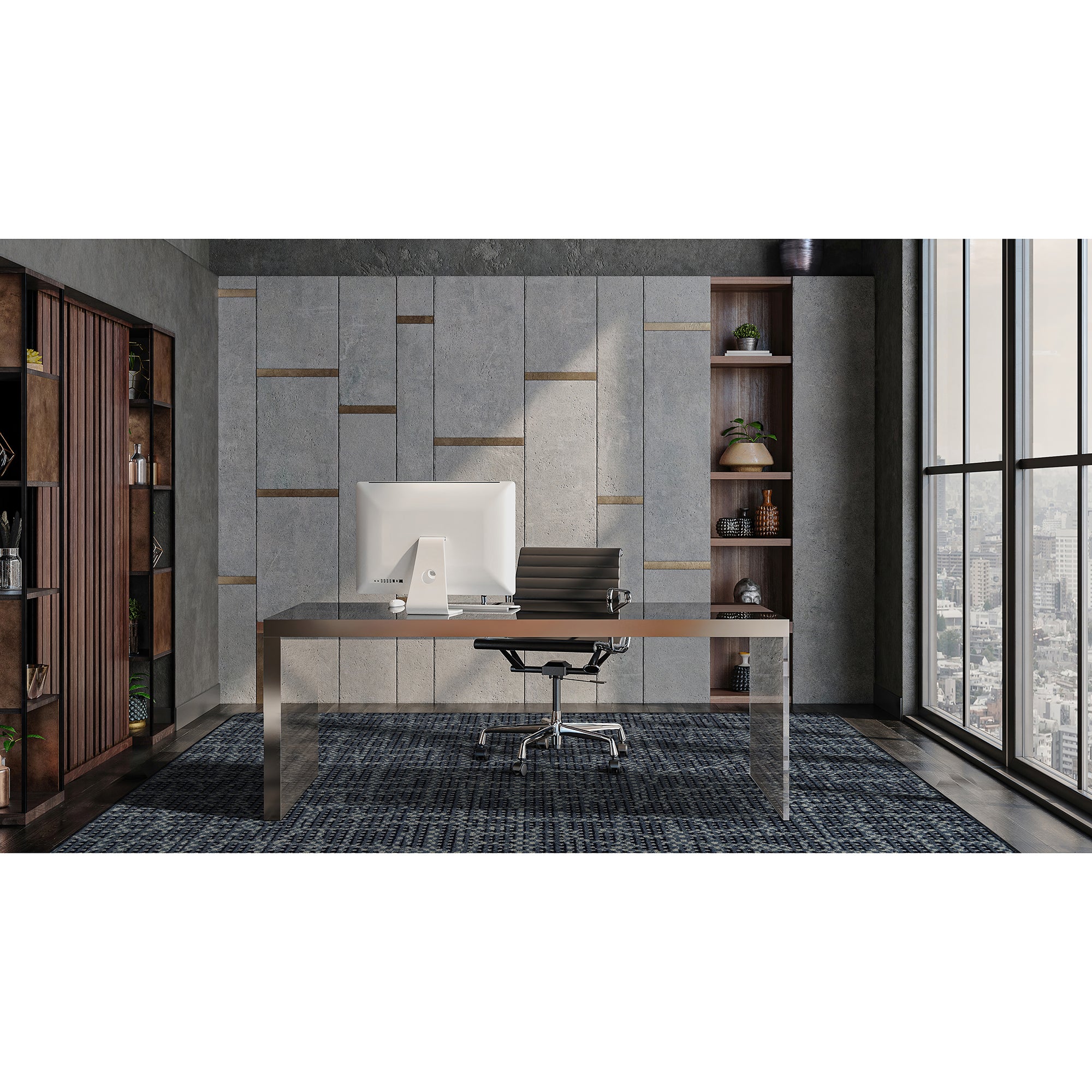 Attractive Choice 3'10" x 5'4" area rug in color Slate
