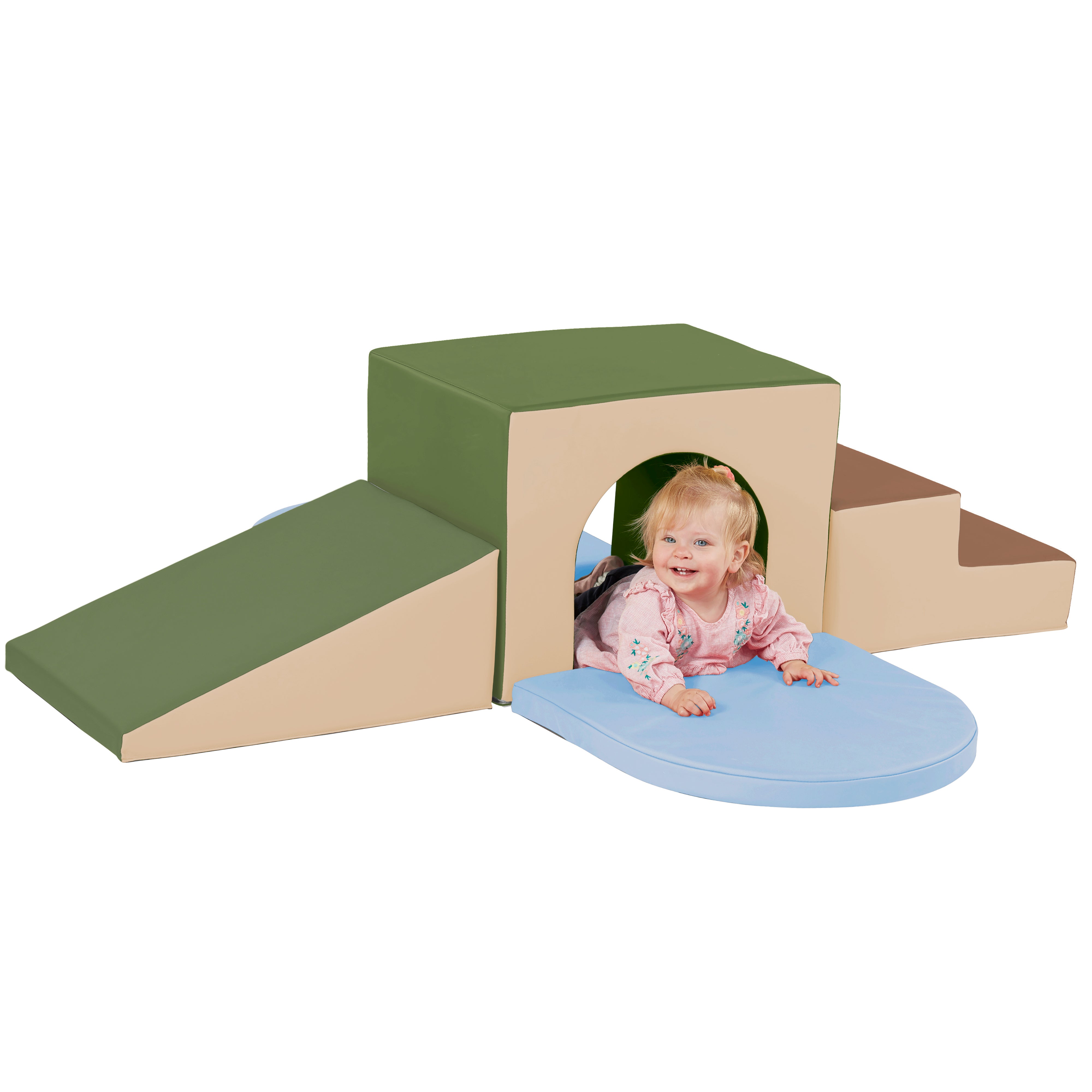 SoftScape Single Tunnel Plus Climber - Earthtone