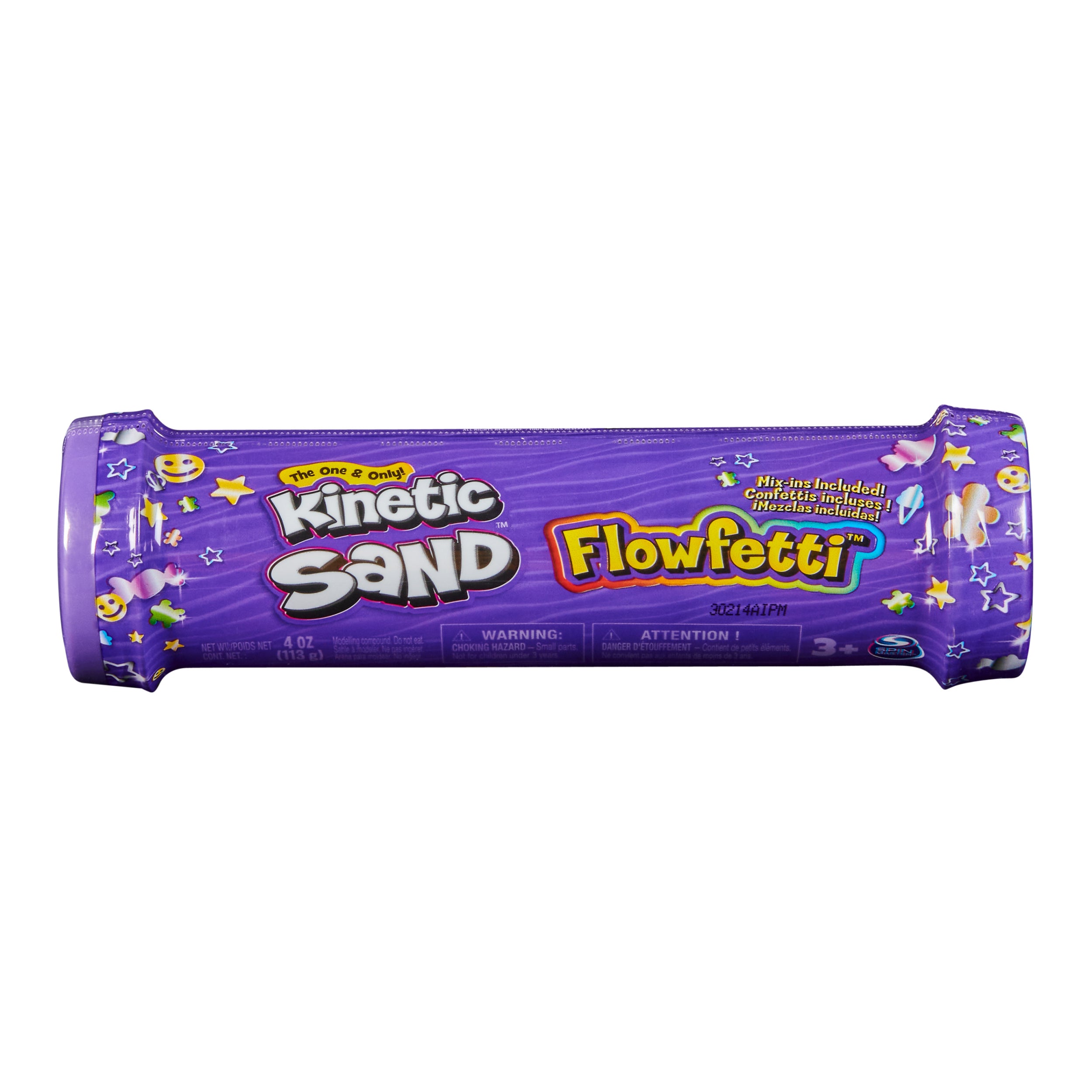 Kinetic Sand Flowfetti, 4oz Play Sand with Glitter Mix-ins Styles May Vary, Portable Surprise Sensory Toys for Kids Ages 3+