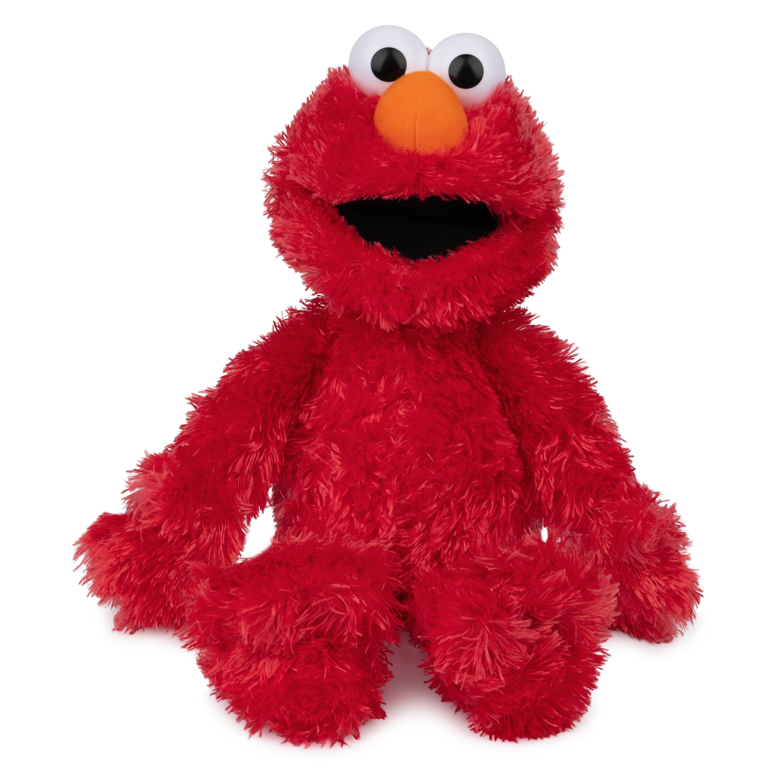 GUND Sesame Street Official Elmo Muppet Plush, Premium Plush Toy for Ages 1 & Up, Red, 13”