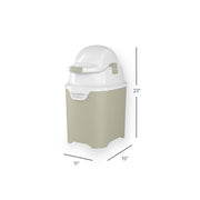 Foundations Mini Diaper Pail, Sand