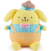GUND Sanrio Hello Kitty and Friends Pompompurin Ice Cream Plush, Stuffed Animal for Ages 1 and Up, Yellow, 6”