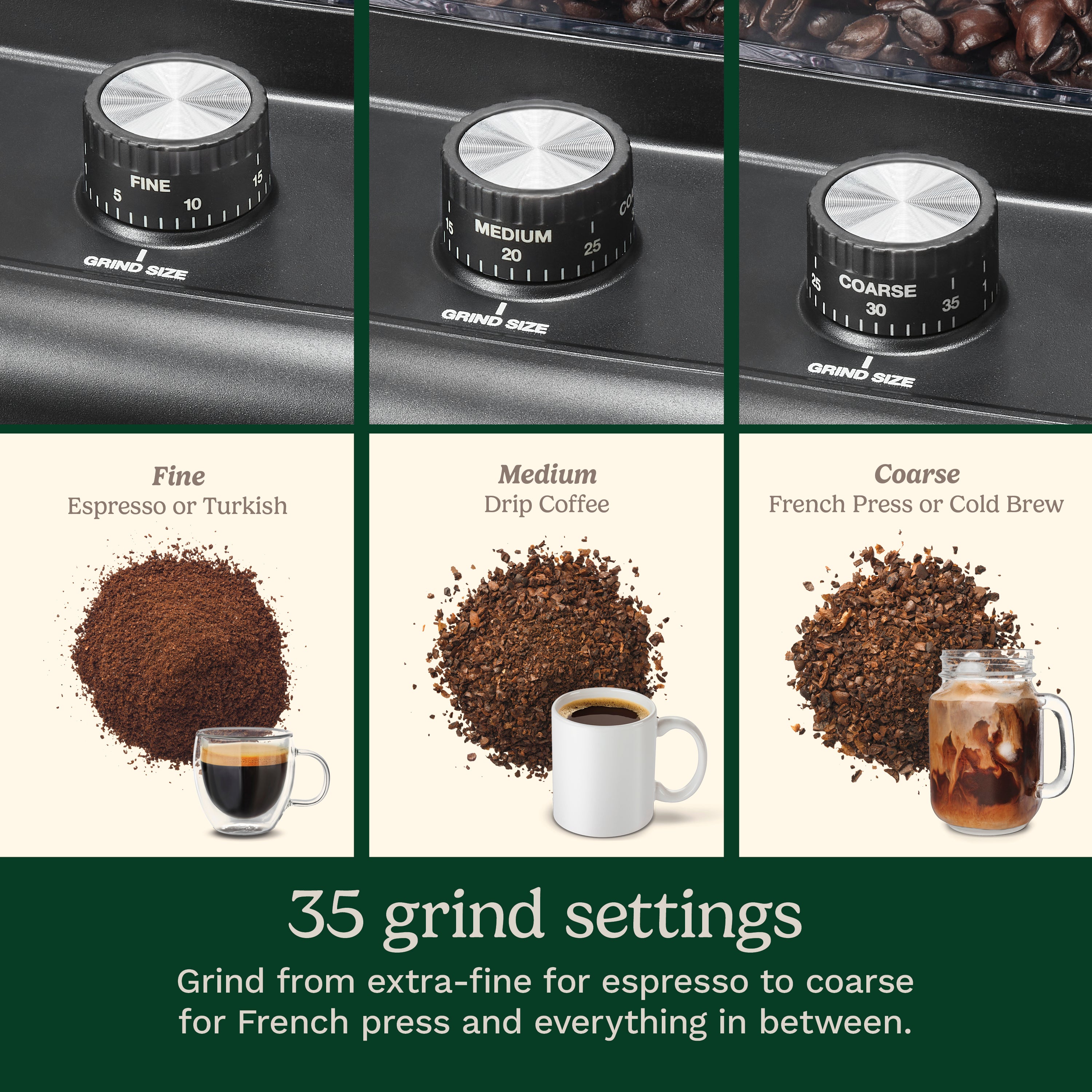 Espresso & Coffee Conical Burr Grinder