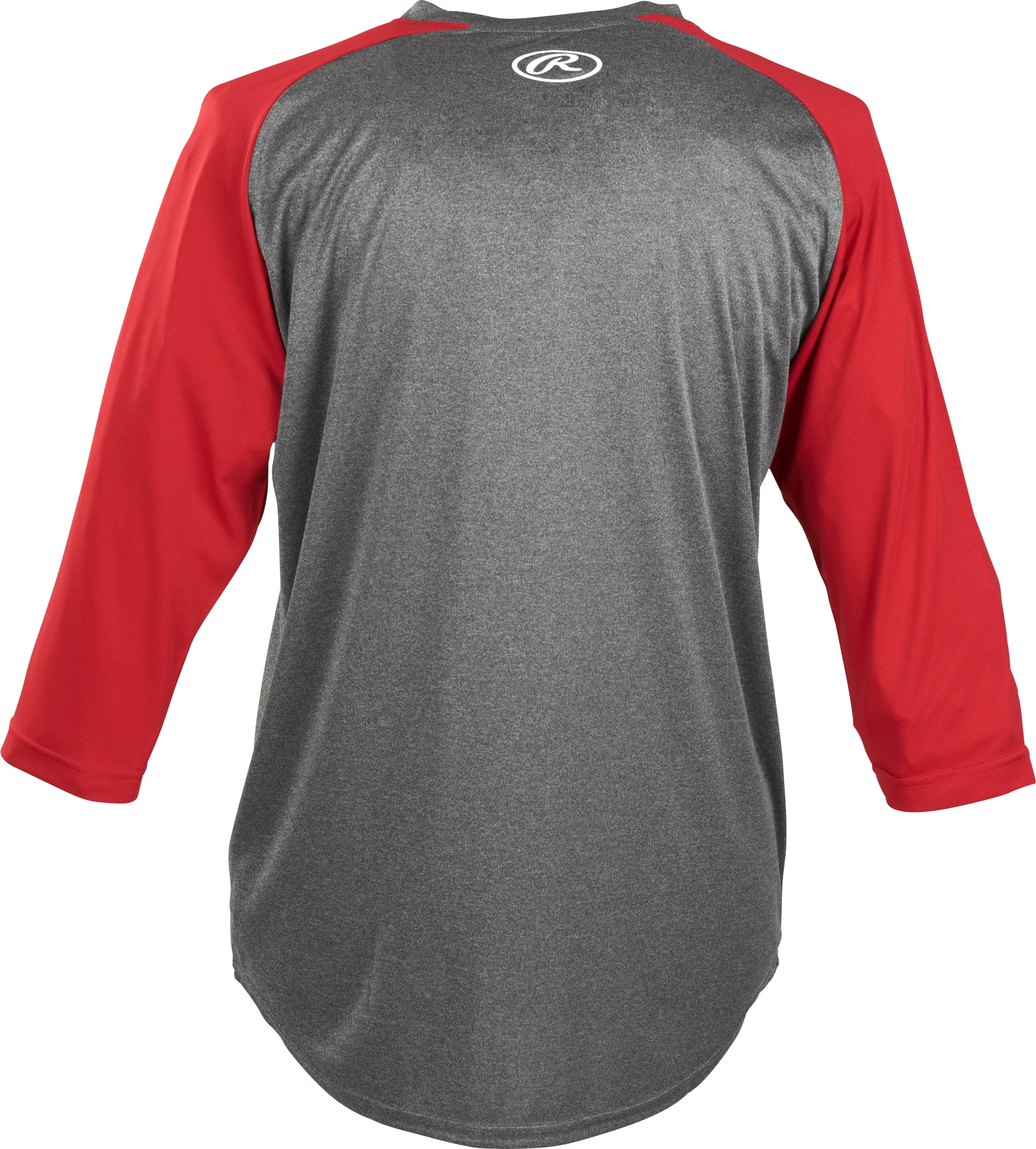 Rawlings Youth Three-Quarter Sleeve Performance Jersey - Small - Scarlet