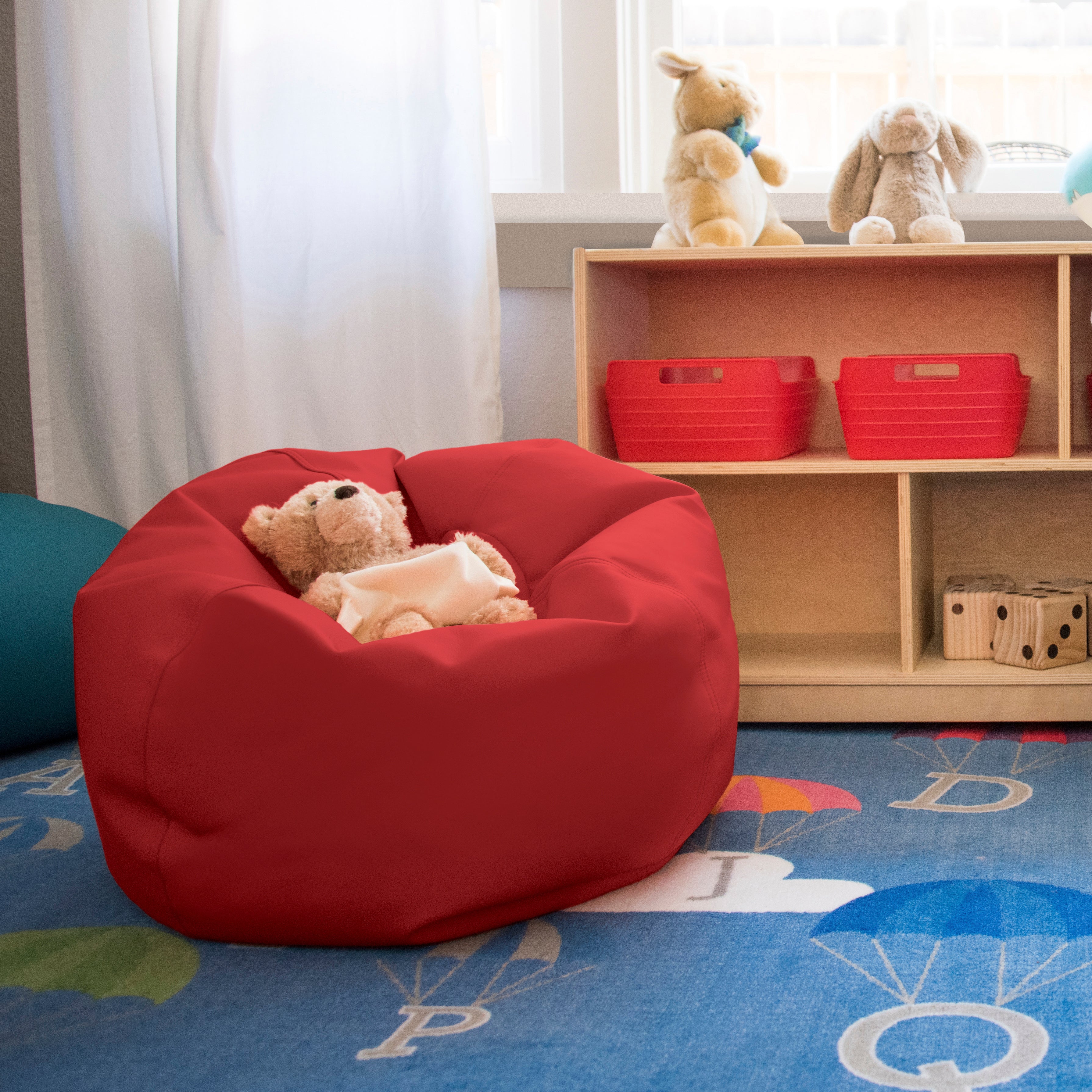 SoftScape Classic 26" Junior Bean Bag - Red