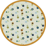 Awesome Blossom 13'2" Round area rug in color Bold