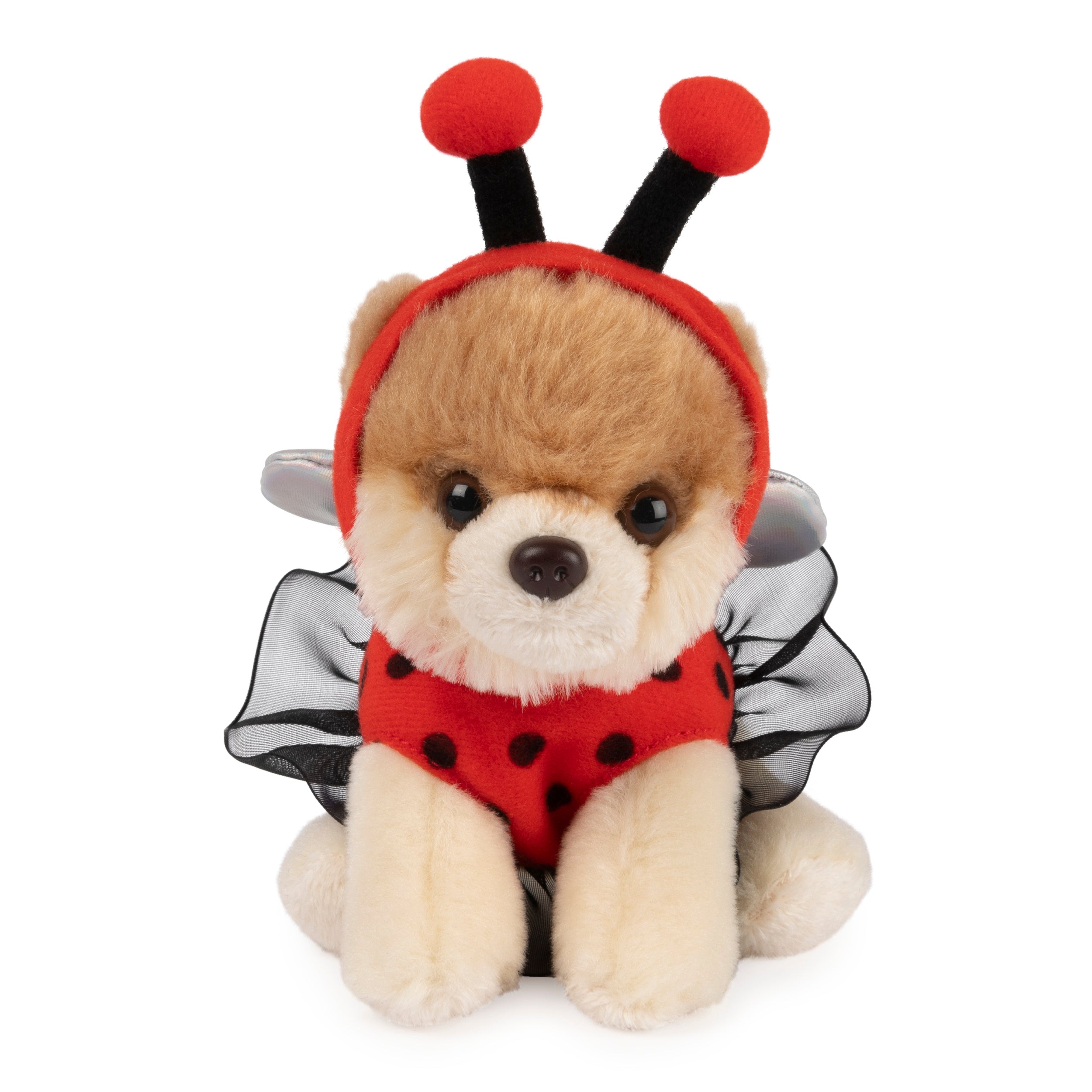 GUND Boo, The World’s Cutest Dog Ladybug Plush Pomeranian Stuffed Animal for Ages 1 and Up, 5”