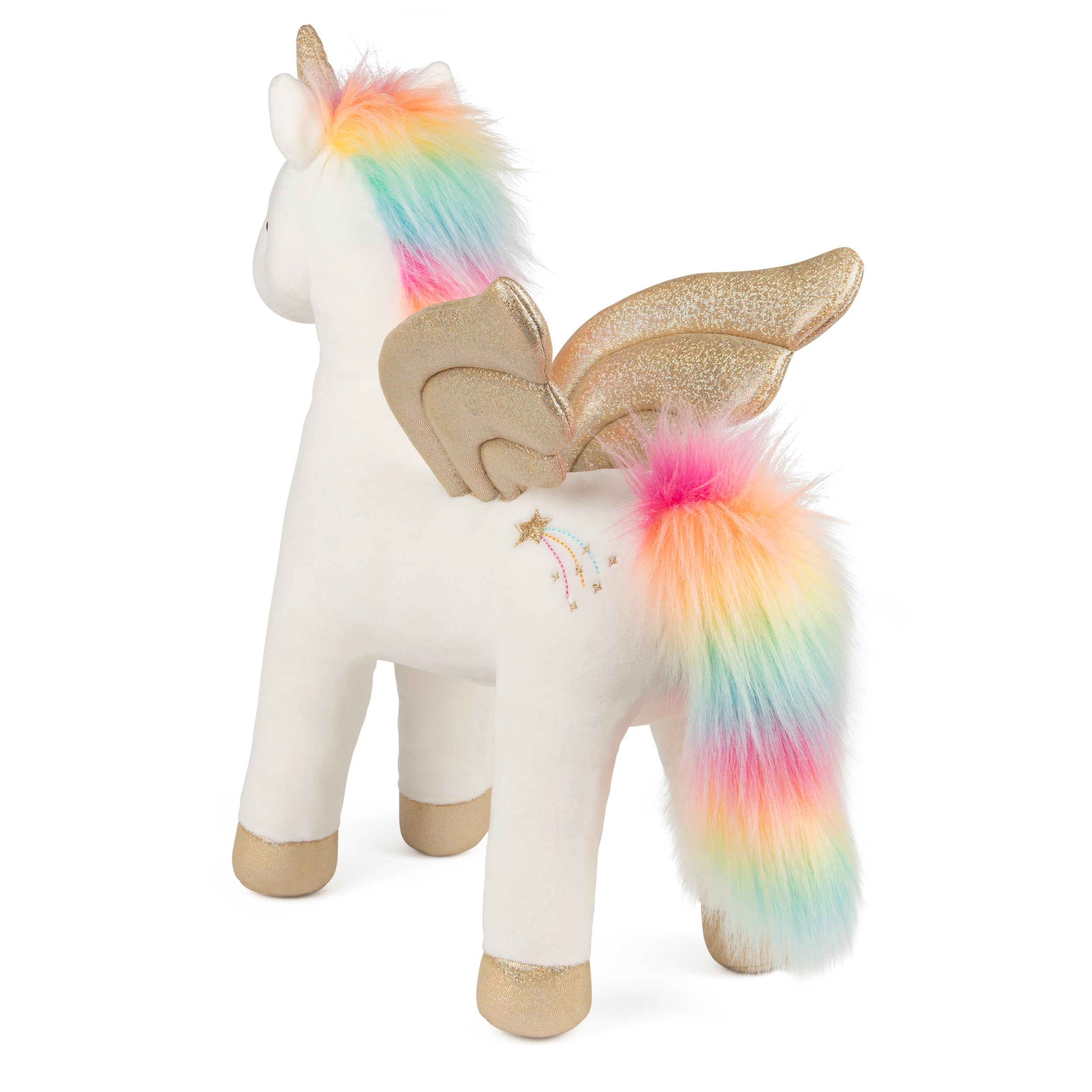 GUND My Magical Light & Sound Unicorn Stuffed Animal with Rainbow Tail, Touch Activated Plush, 17”