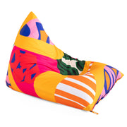 Jaxx Twist Outdoor Bean Bag Chair, Zuri Multicolor Pattern