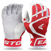 Easton Adult Mav Gt Batting Gloves - Small - White/Red