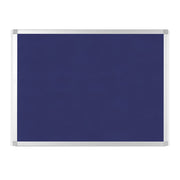 MasterVision Ayda Blue Felt Bulletin Board, 36" X 48", Aluminum Frame