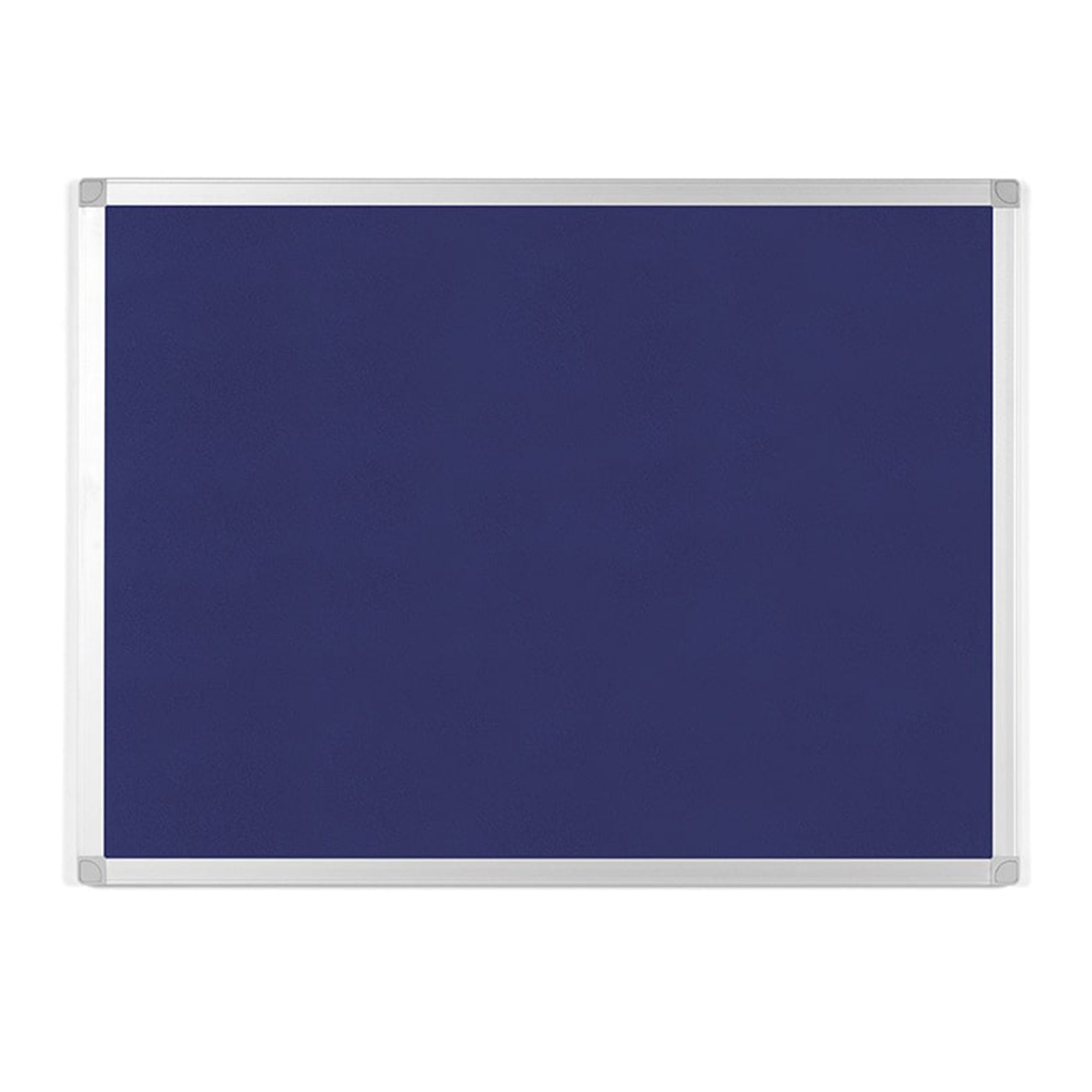 MasterVision Ayda Blue Felt Bulletin Board, 36" X 48", Aluminum Frame
