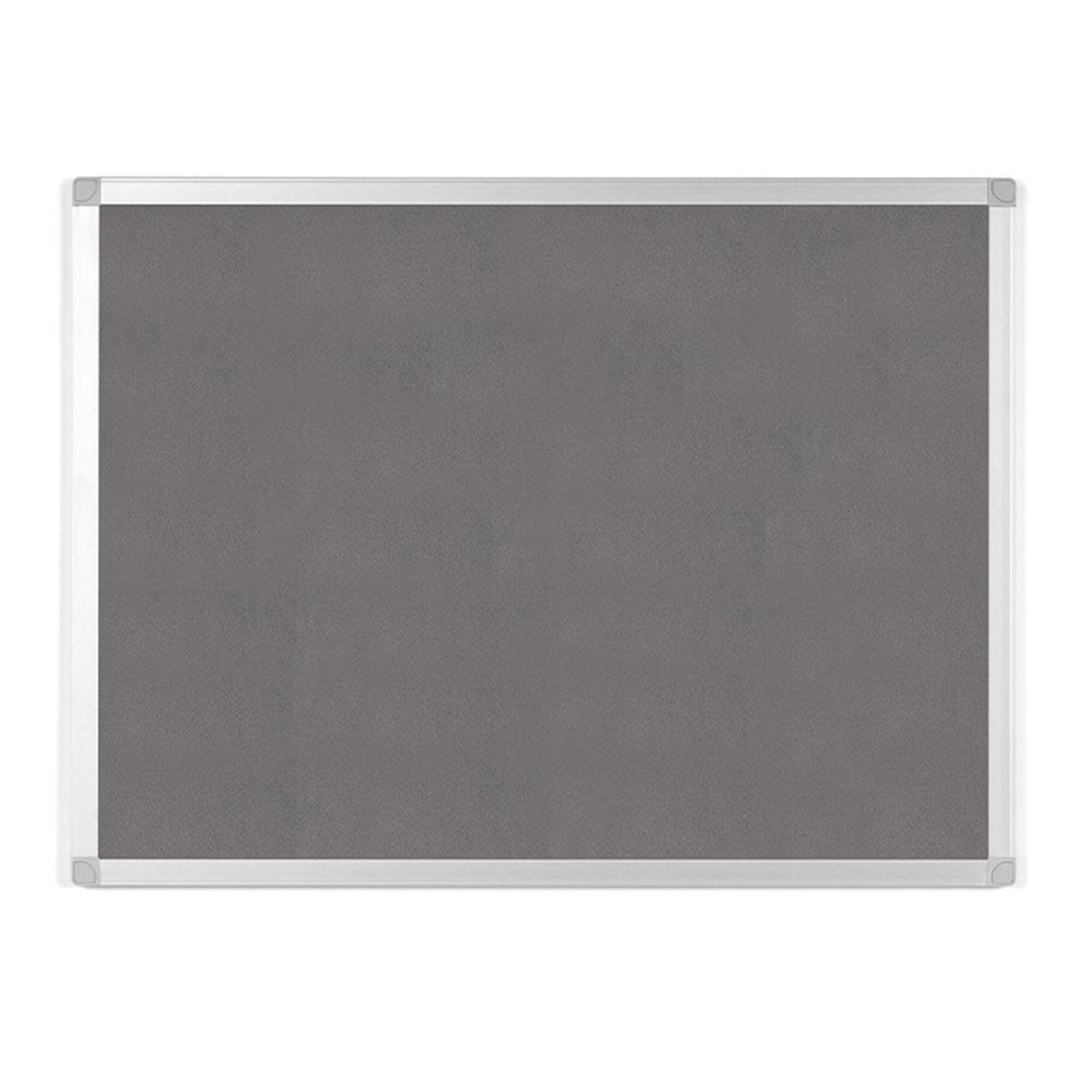 MasterVision Ayda Gray Felt Bulletin Board, 24" X 36", Aluminum Frame