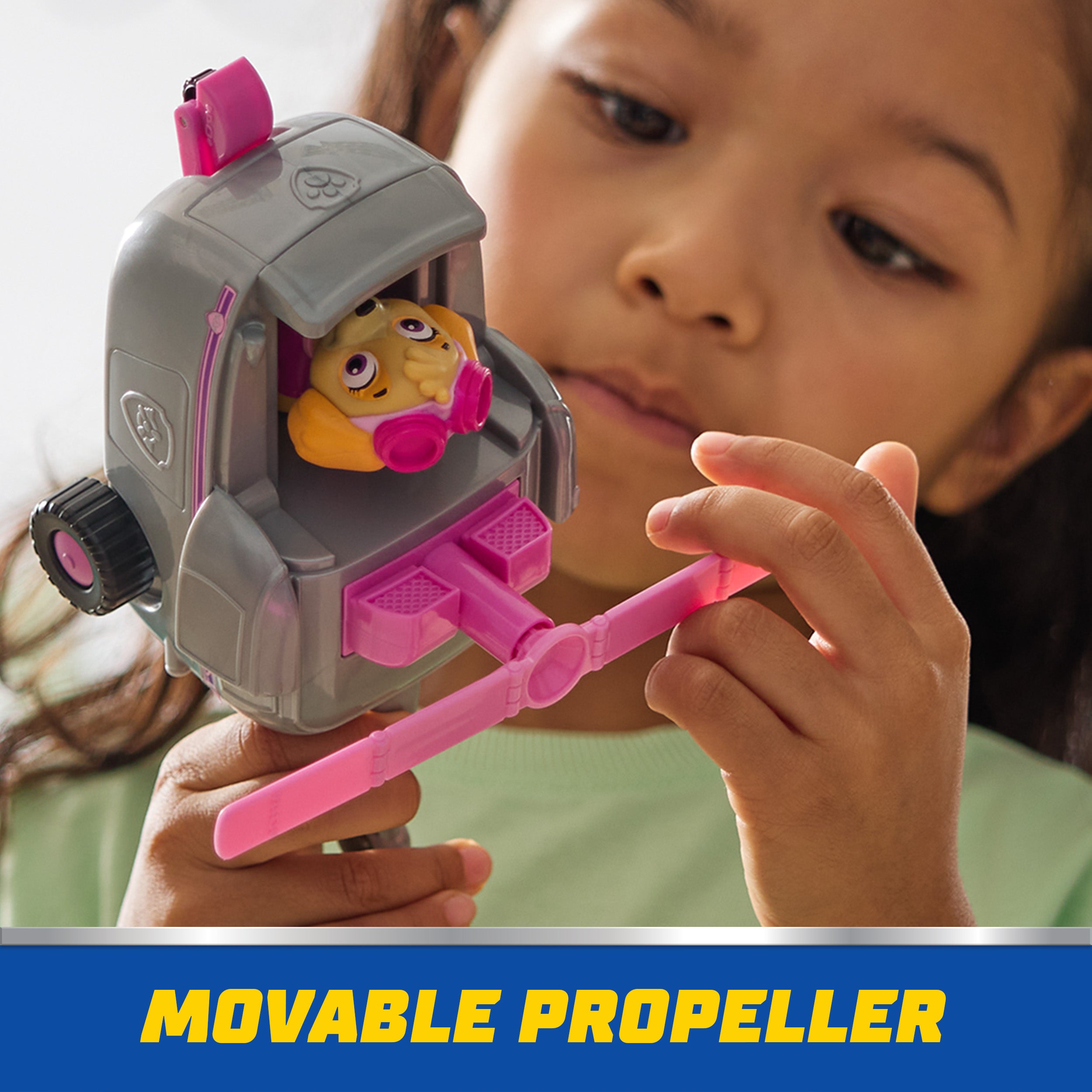 PAW Patrol, Skye’s Helicopter, Toy Vehicle with Collectible Action Figure, Sustainably Minded Kids Toys for Boys & Girls Ages 3 and Up