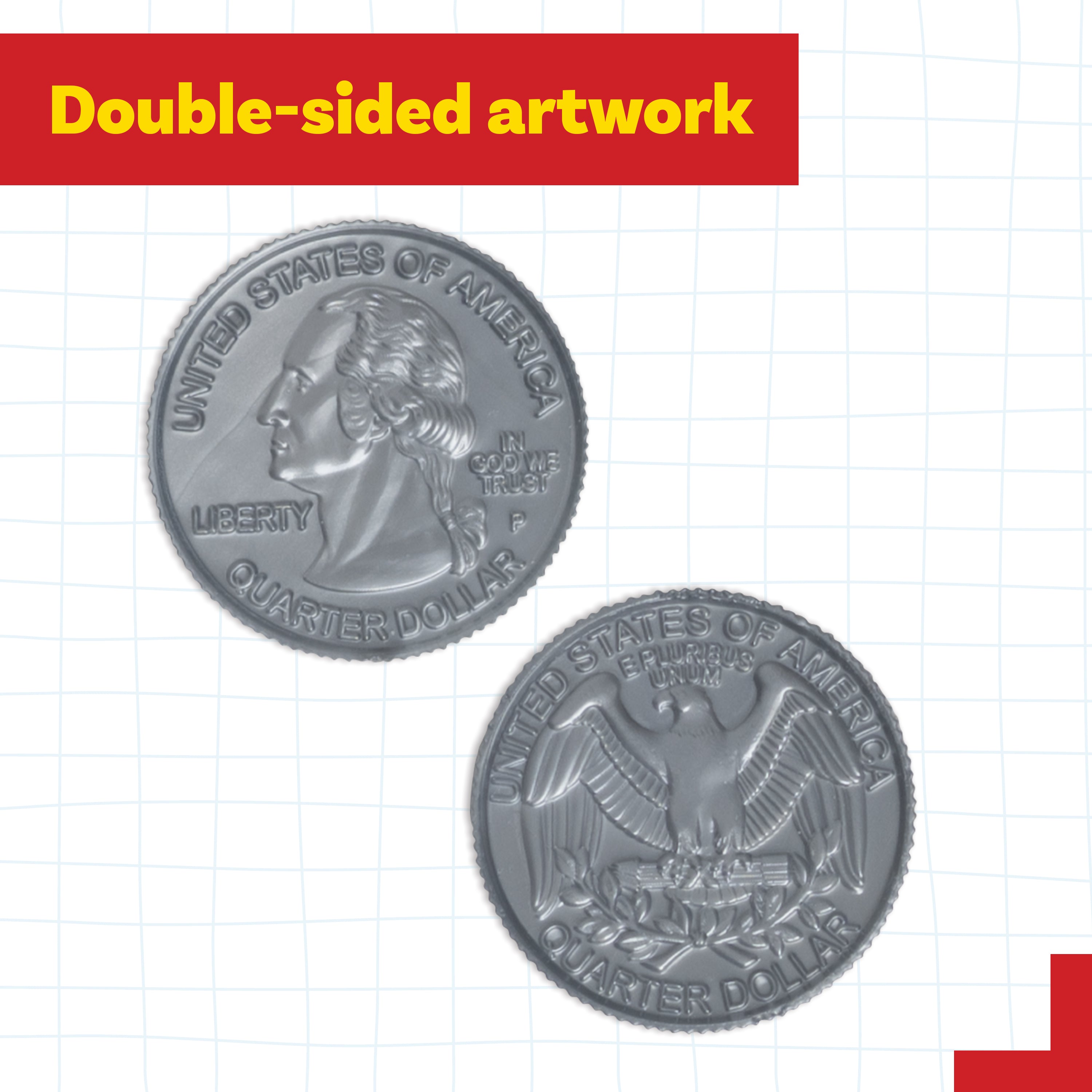 Play Quarters - Set of 100