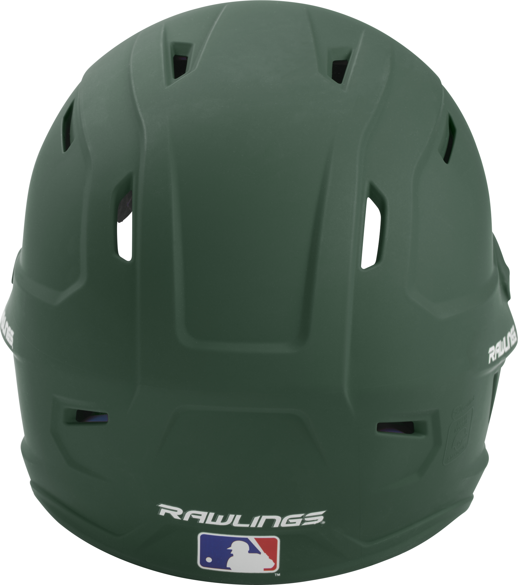 Rawlings Mach Matte Senior Baseball Helmet - Dark Green