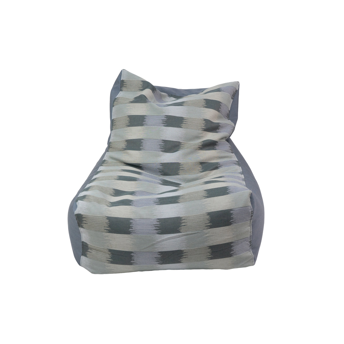 Oudoor Bean Bag Lounger with Sunbrella - Dream Mist/Canvas Haze