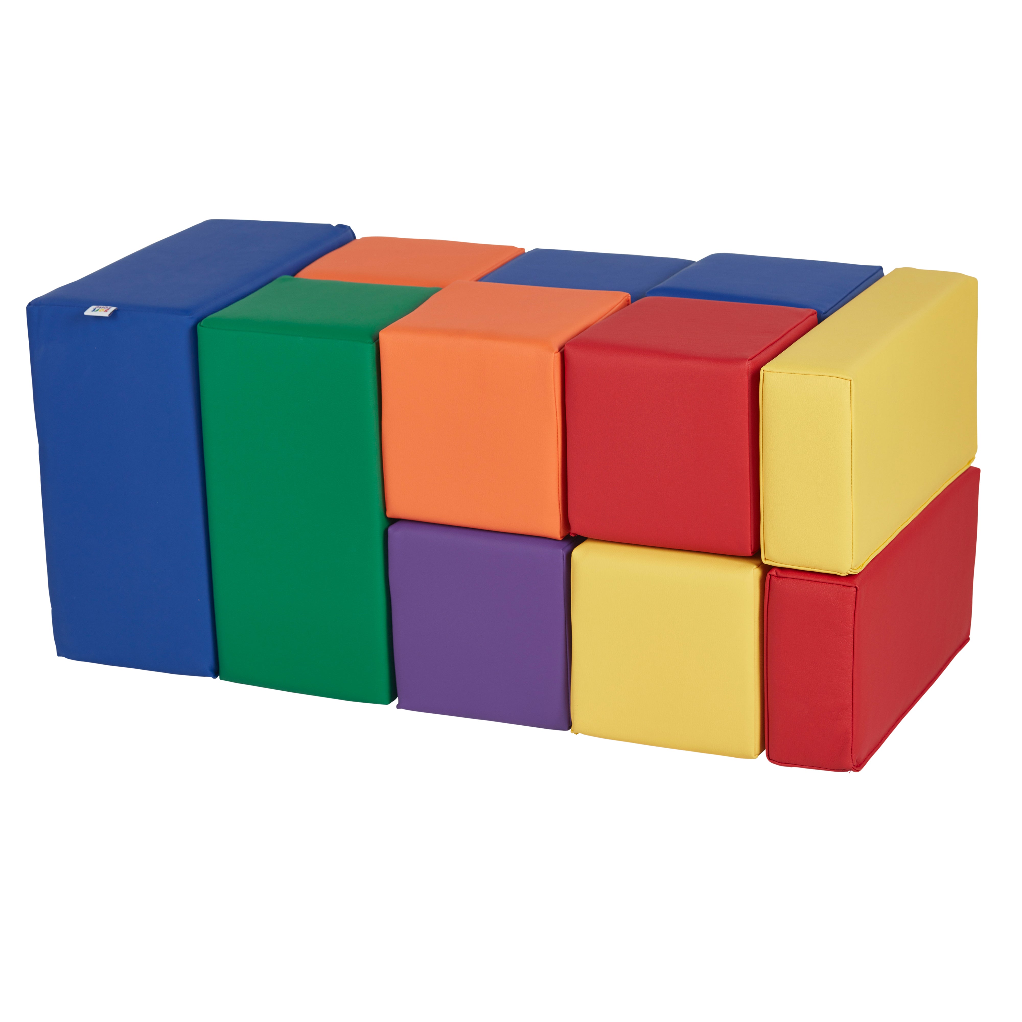 SoftScape Big Block Set, 12-Piece - Assorted