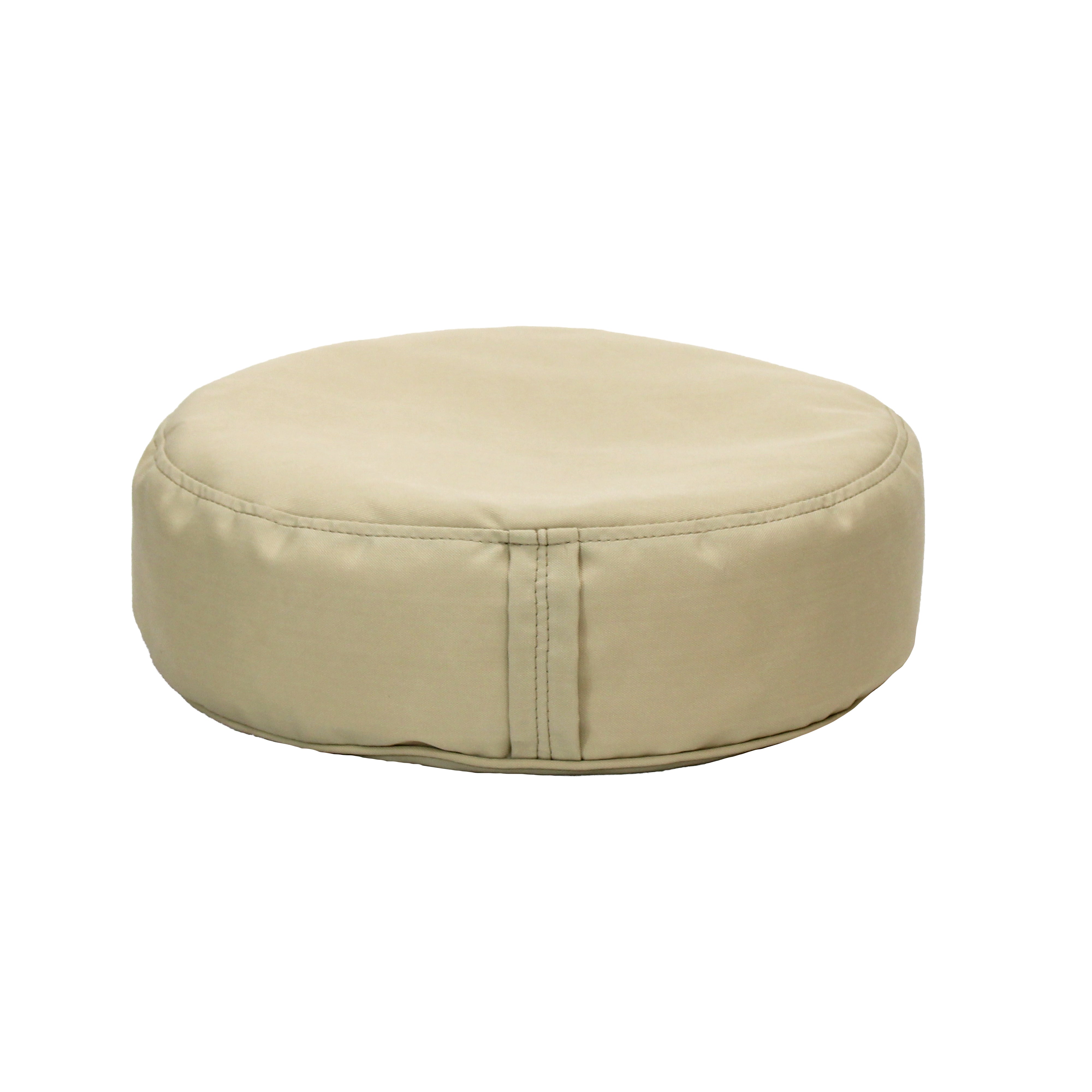 Element 16" Round Bean Cushions, 2-Piece - Beige Sand