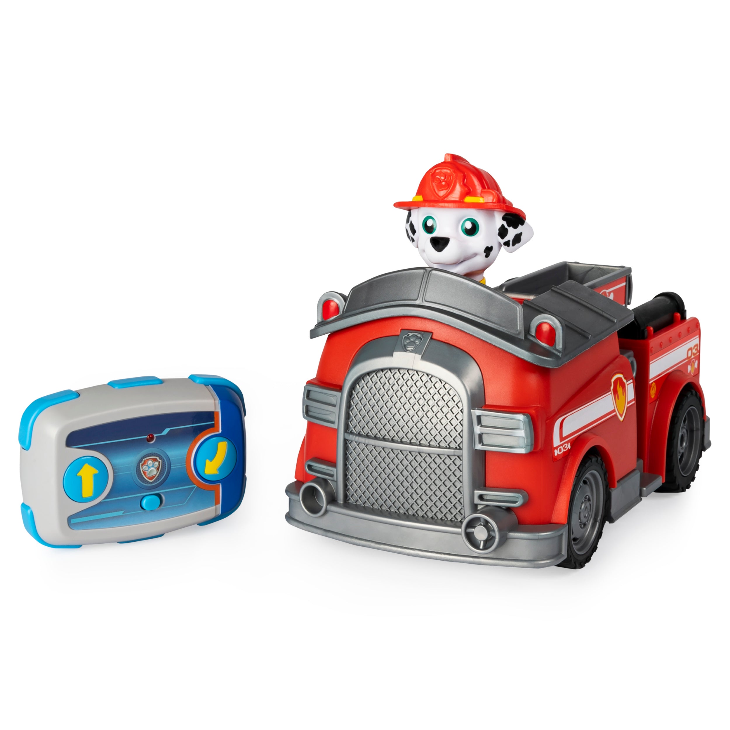 PAW Patrol, Marshall Remote Control Fire Truck with 2-Way Steering, for Kids Aged 3 and Up