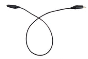 Connector Cord, 12", Alligator to Alligator, Black, Pack of 10