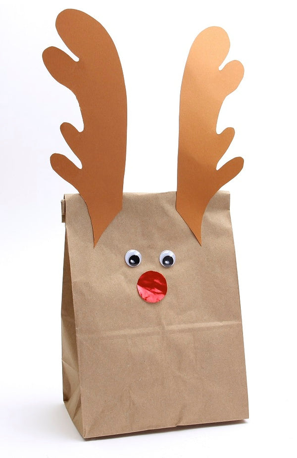Paper Bags Size #4 -  100 per pkg, Natural / Kraft