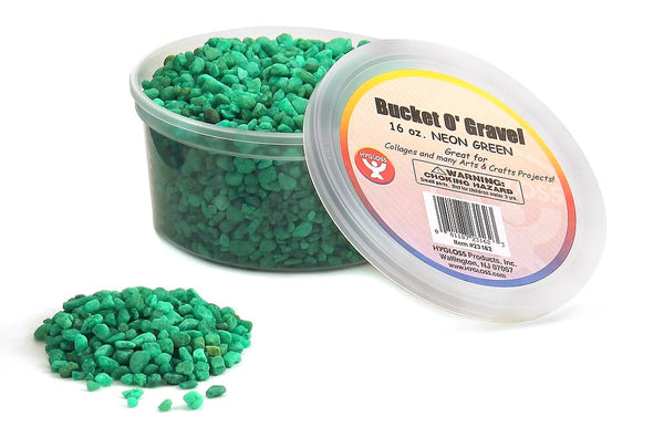 Bucket O' Gravel - 16oz. Neon Green