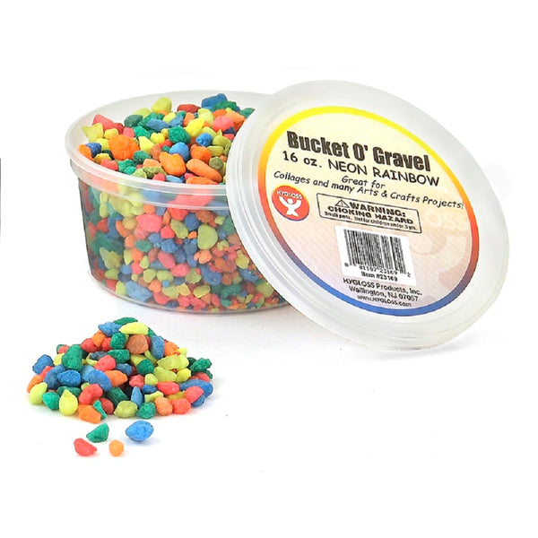 Bucket O' Gravel - 16oz. Neon Rainbow