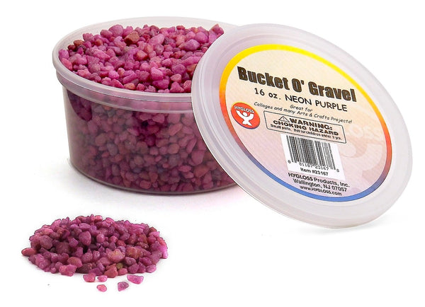 Bucket O' Gravel - 16oz. Neon Purple