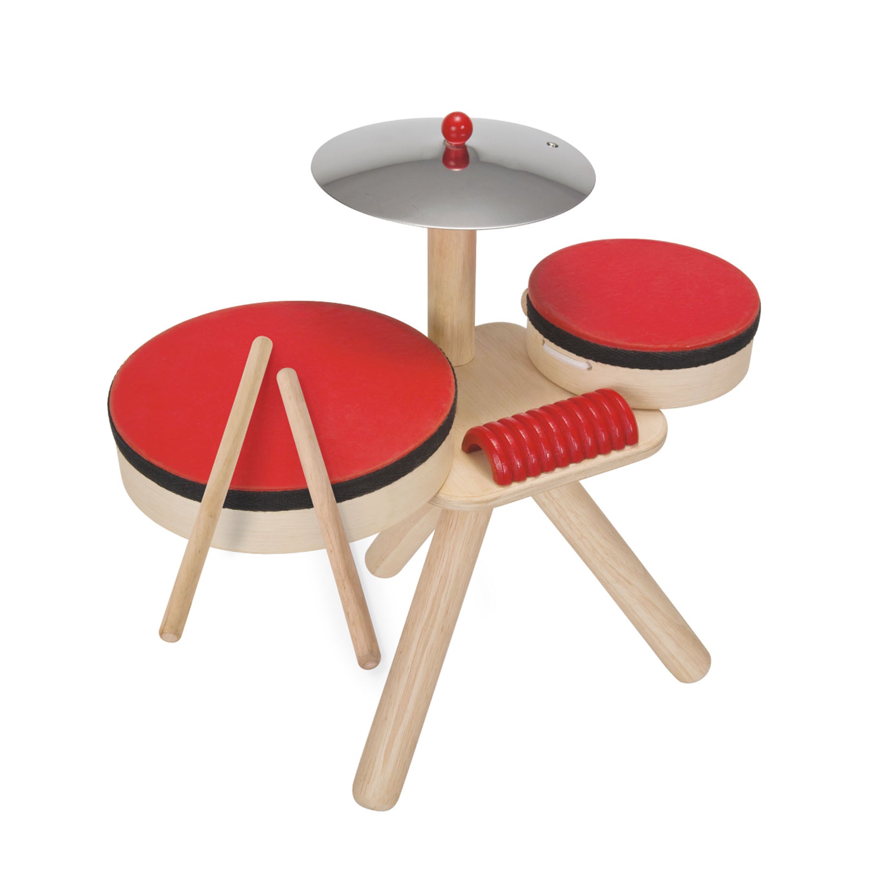 Musical Band Wooden Toy Drum Set