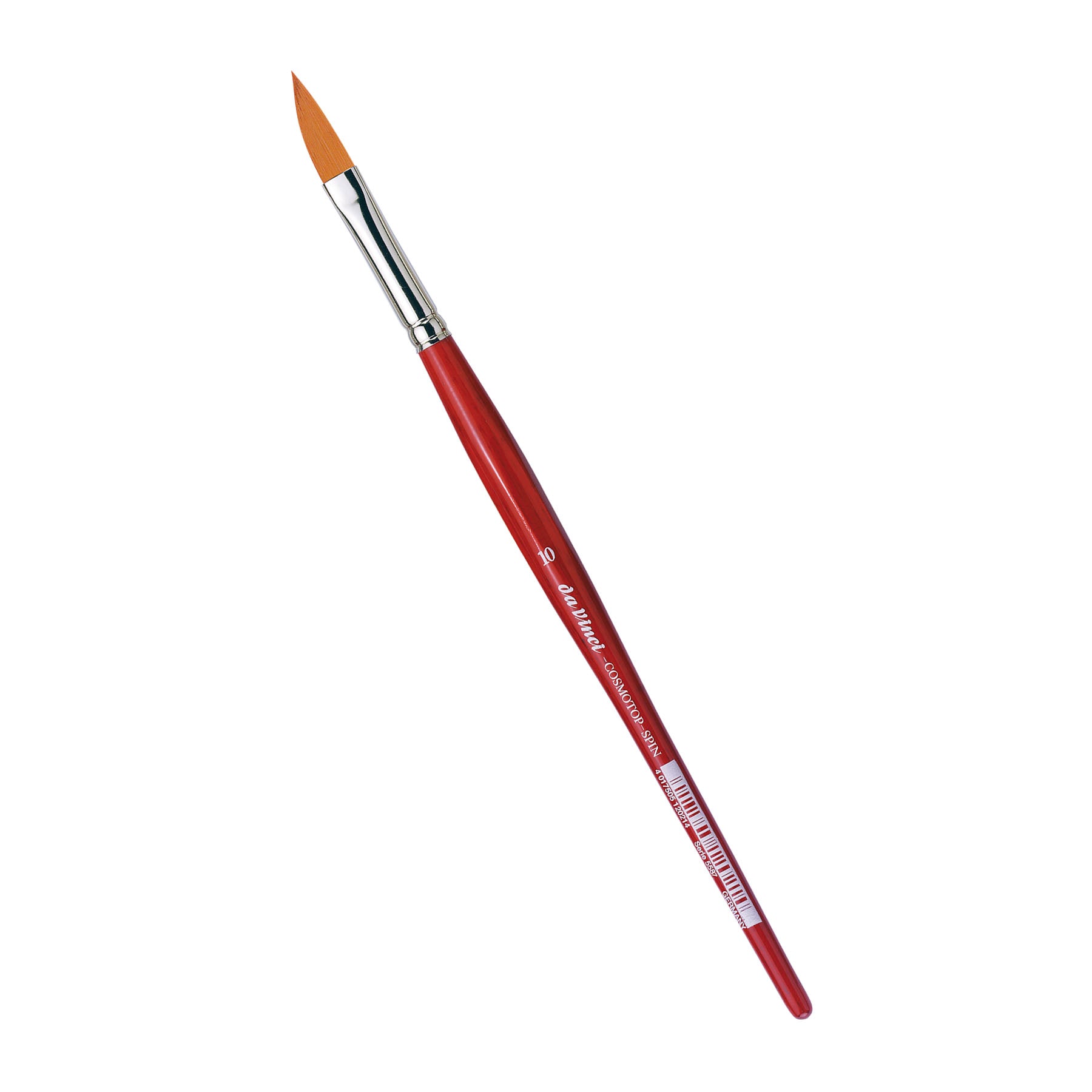 COSMOTOP-SPIN Striper Brush, Synthetic, Watercolor, Slant, Size 10