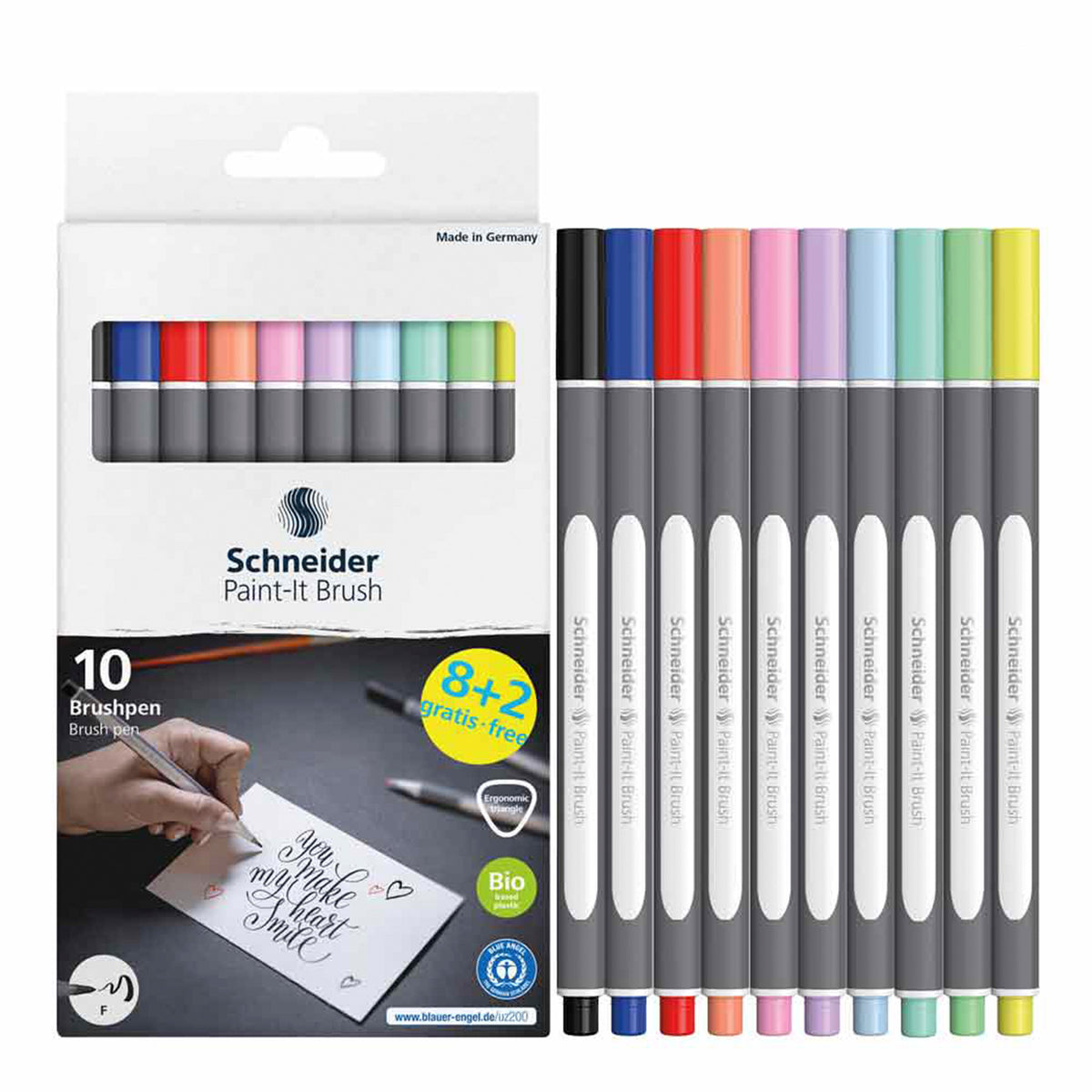 PAINT-IT 070 BRUSH PENS ASST